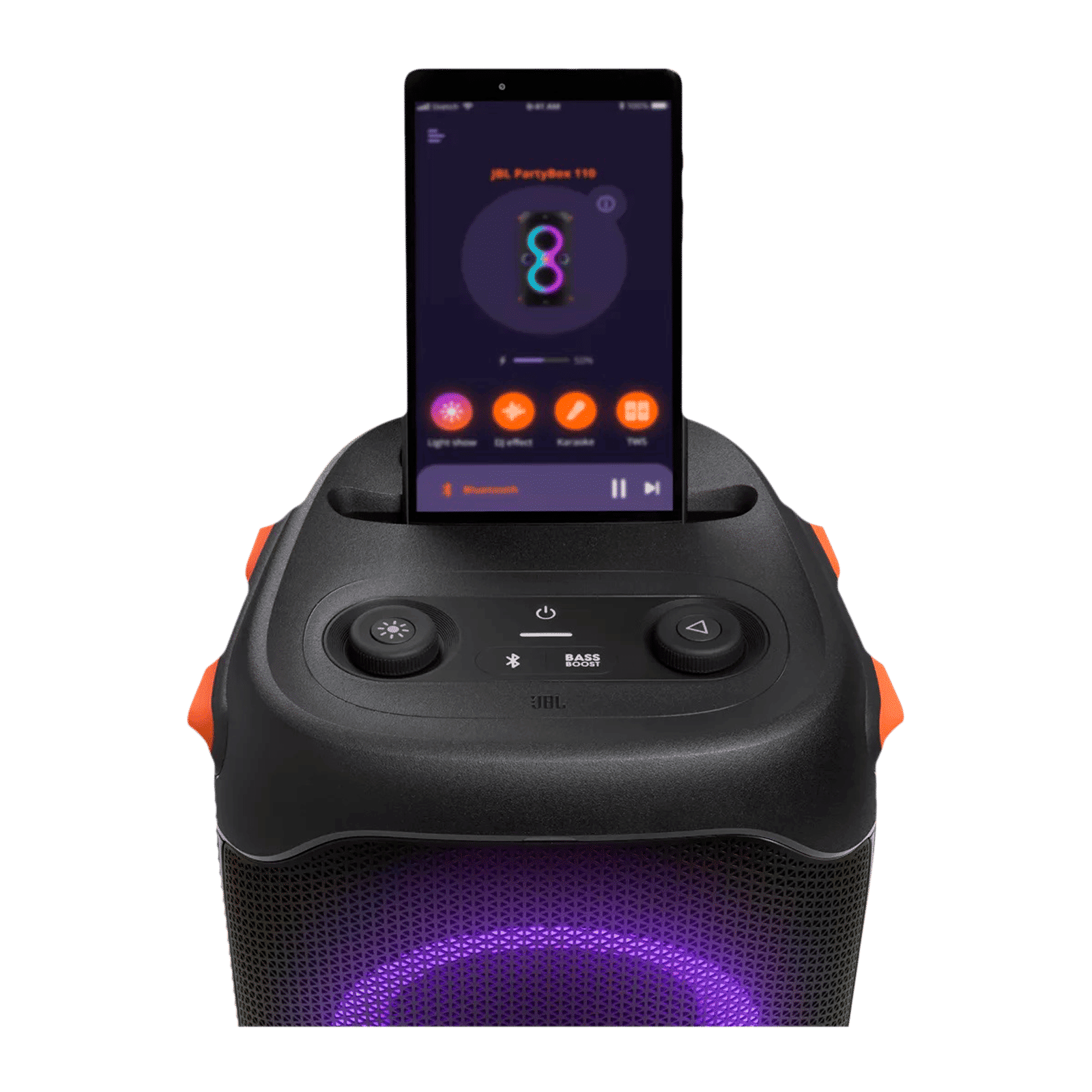 JBL PartyBox 110 160W Bluetooth Party Speaker (Waterproof, 2.1 Channel, Black)_9