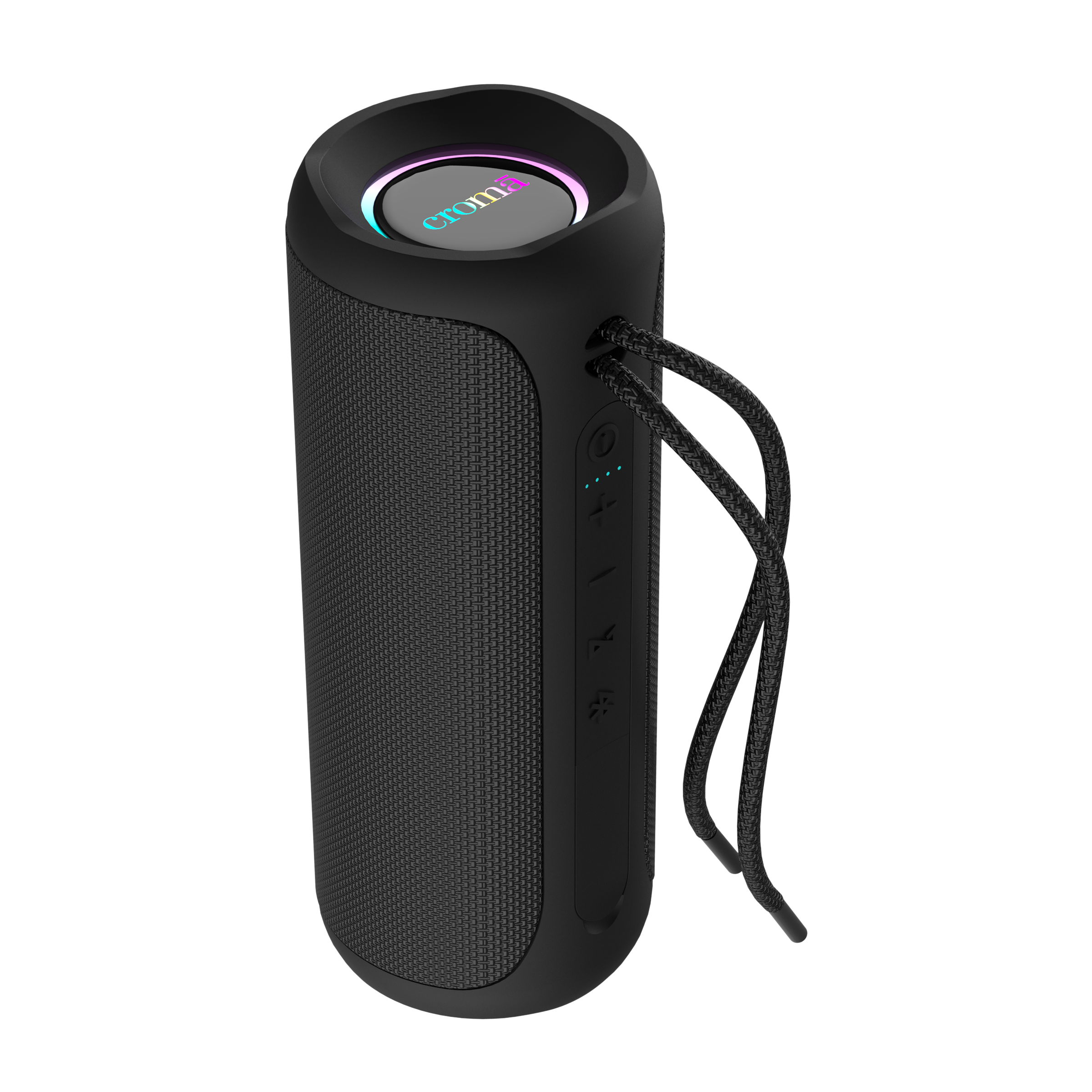 Croma 25W Portable Bluetooth Speaker (IP67 Waterproof, 15 Hours Playtime, Black)_3