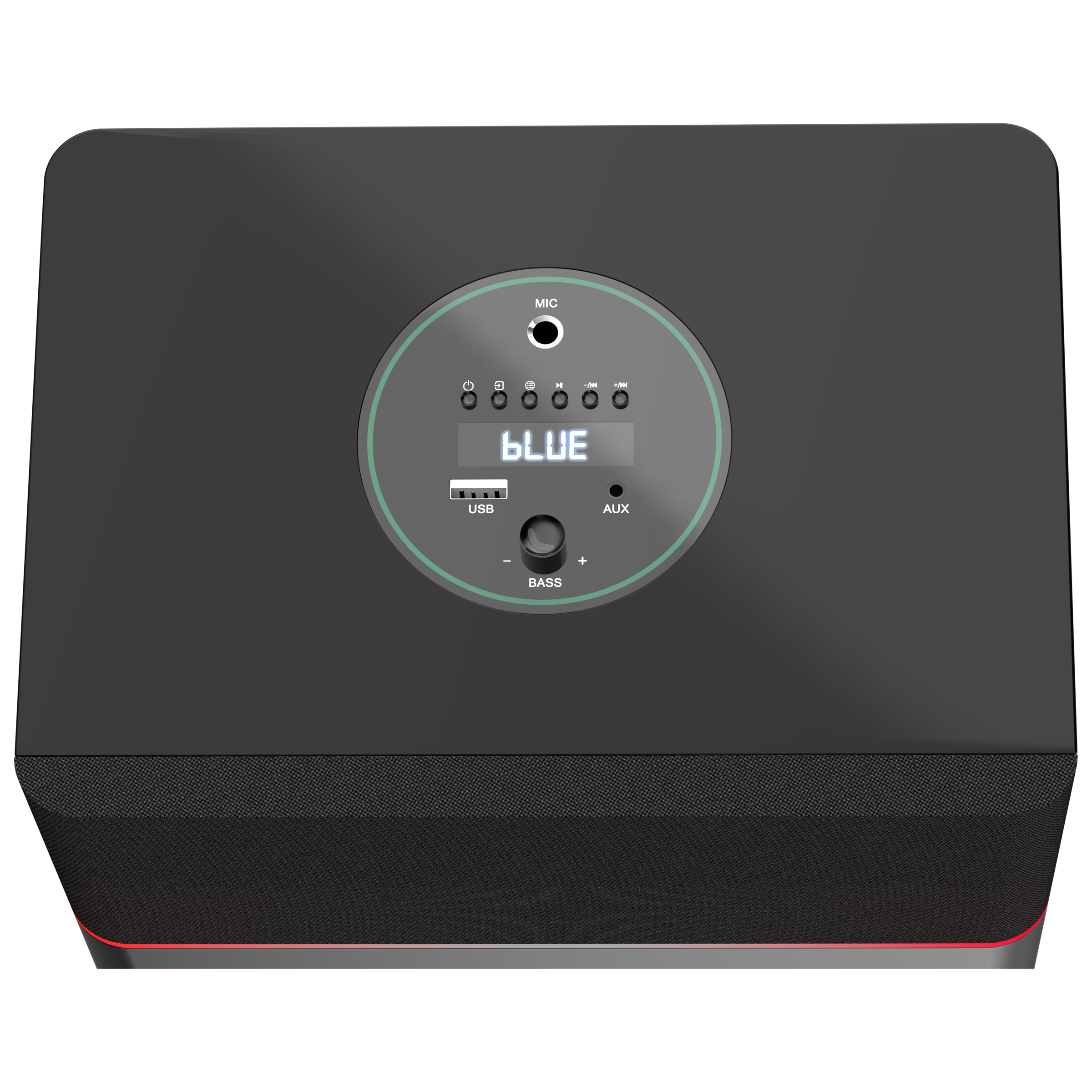 Croma 50W RMS Bluetooth Party Speaker with Wired Mic (Bass Booster Sound, 2.1 Channel, Black)_7