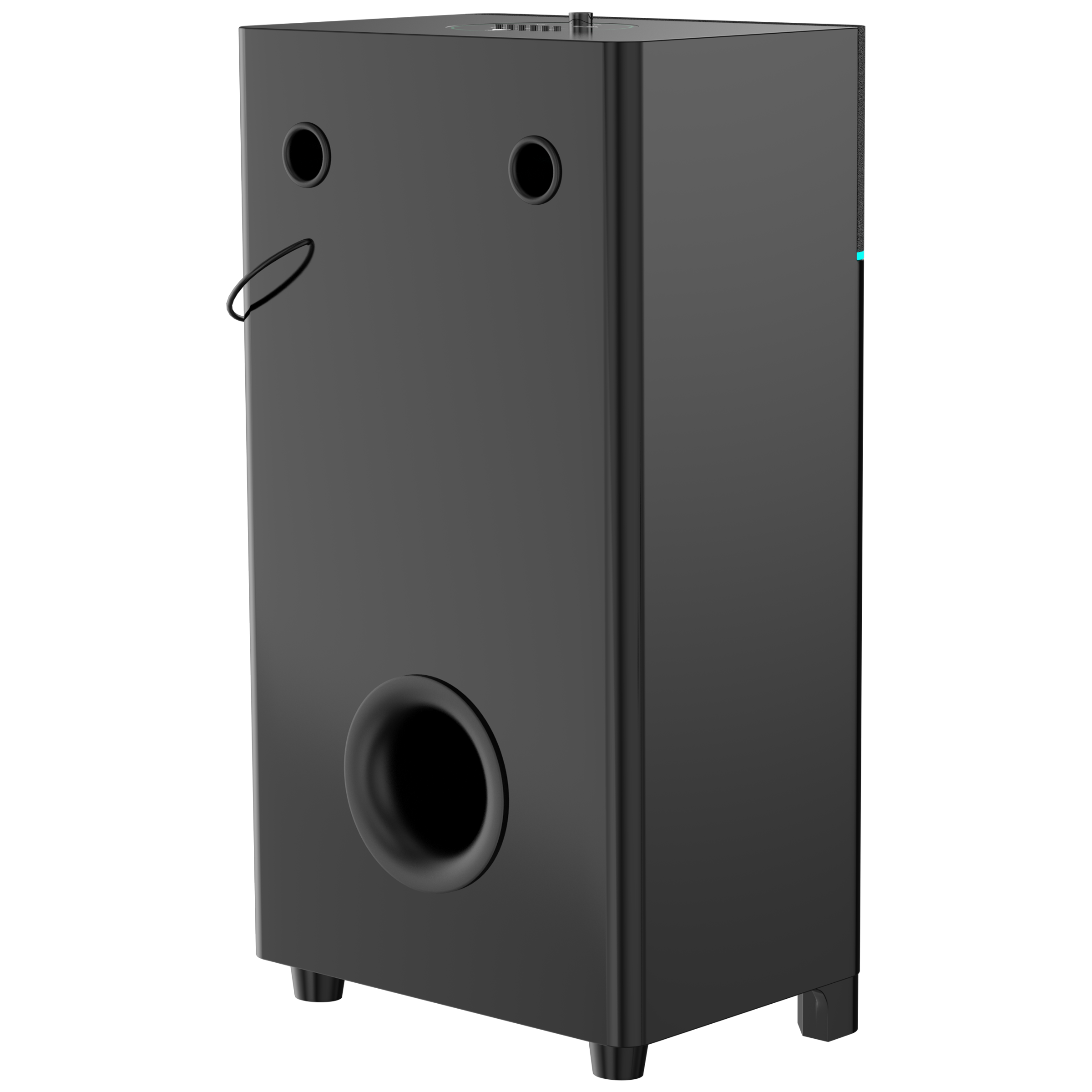 Croma 50W RMS Bluetooth Party Speaker with Wired Mic (Bass Booster Sound, 2.1 Channel, Black)_4