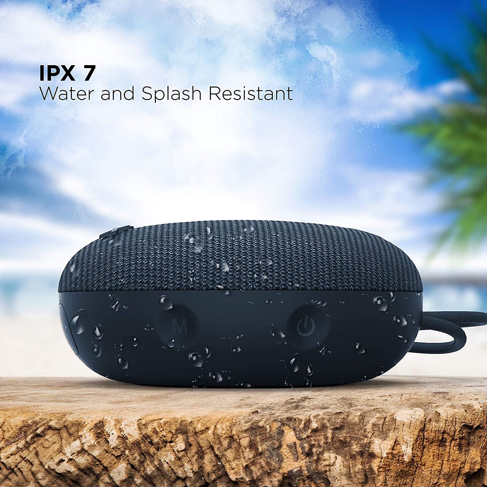 boAt Stone 190 5W Portable Bluetooth Speaker (IPX7 Water Resistant, 4 Hours Playtime, 5.1 Channel, Blue) boAt Stone 190 5W Portable Bluetooth Speaker (IPX7 Water Resistant, 4 Hours Playtime, 5.1 Channel, Blue)_10