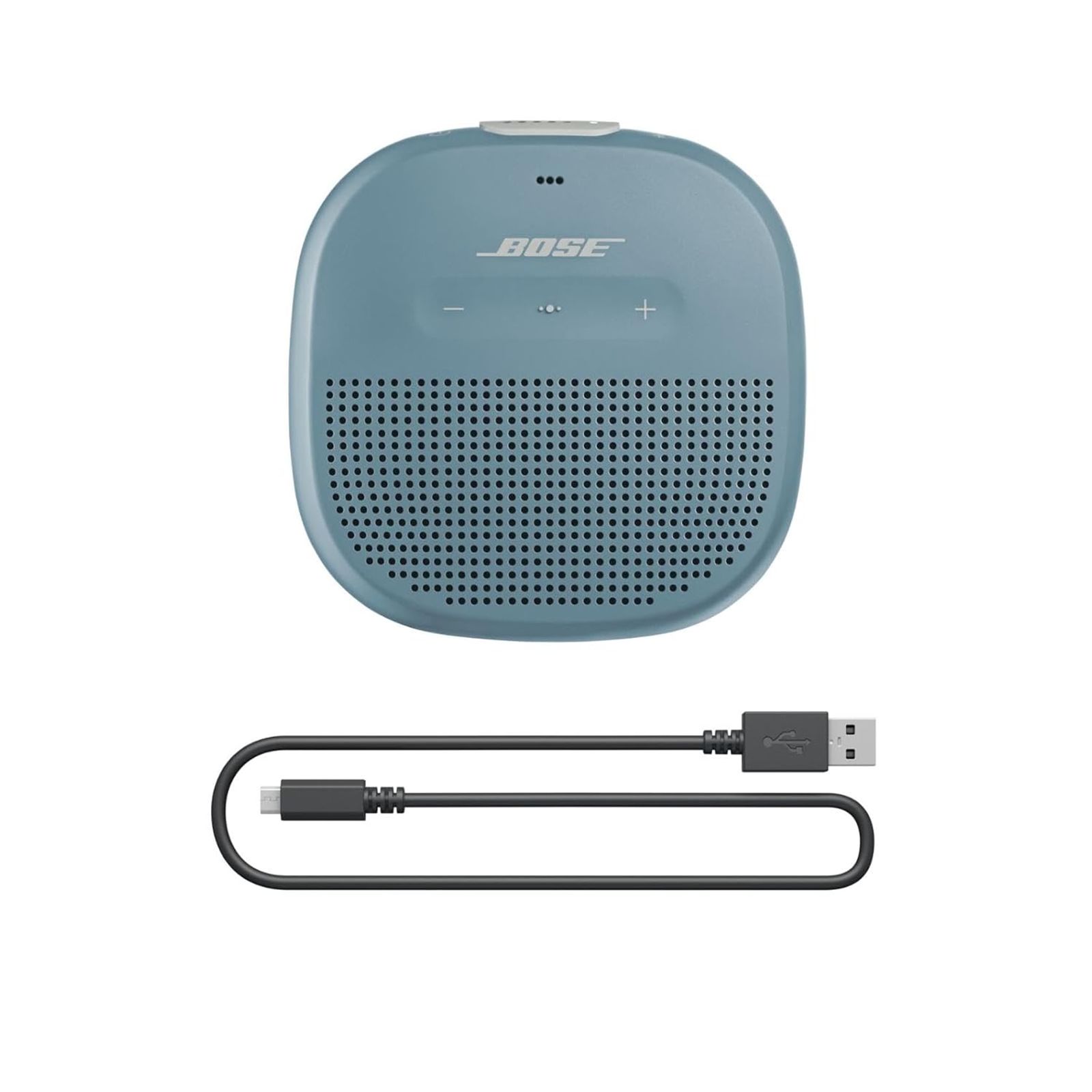 BOSE SoundLink Micro 5W Portable Bluetooth Speaker (IPX67 Water Resistant, Stereo Sound, Mono Speaker, Stone Blue)_11