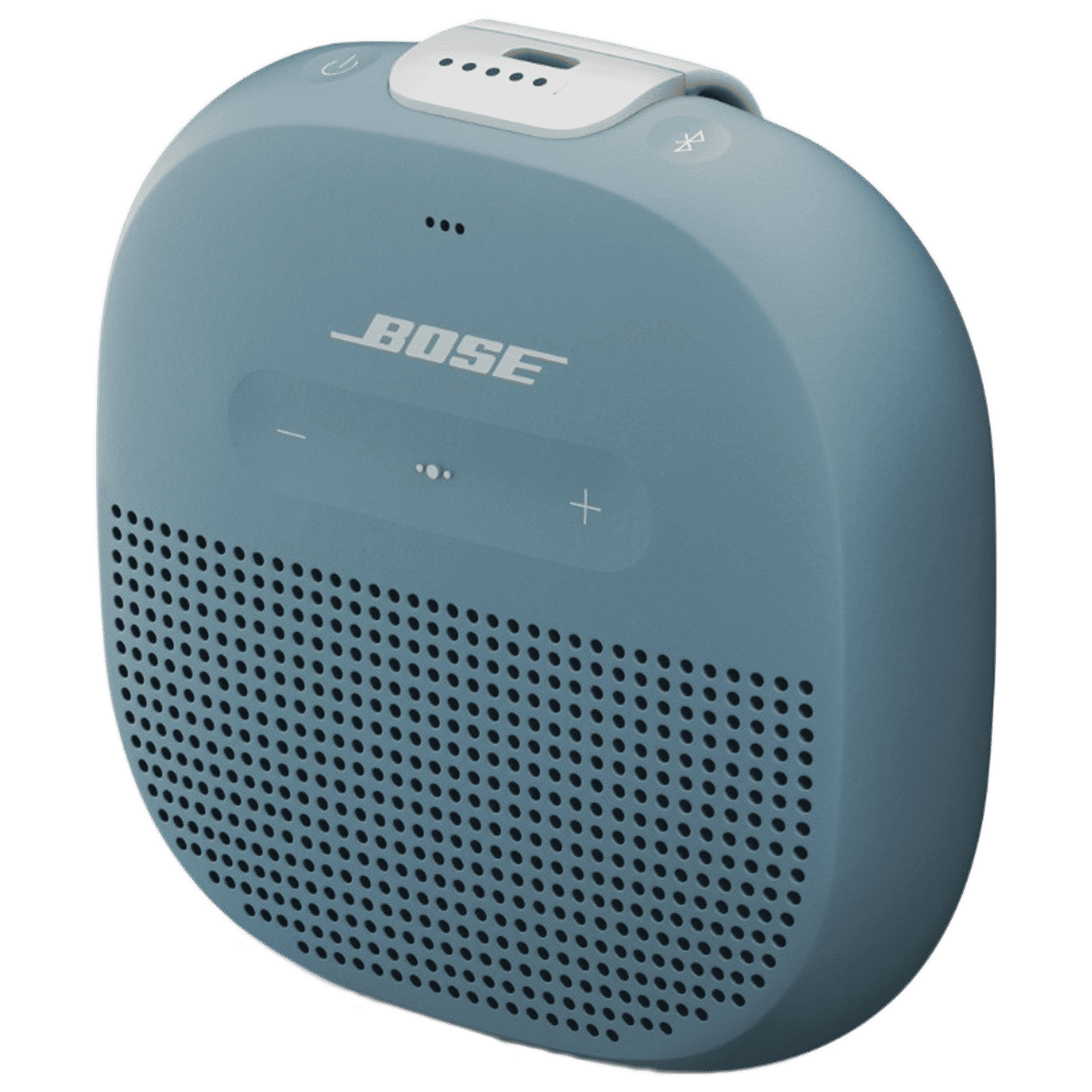 BOSE SoundLink Micro 5W Portable Bluetooth Speaker (IPX67 Water Resistant, Stereo Sound, Mono Speaker, Stone Blue)_8