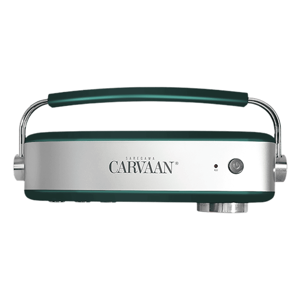SAREGAMA Carvaan Premium Hindi 10W Portable Bluetooth Speaker (5 Hours Playtime, 2.0 Channel, Emerald Green)_4