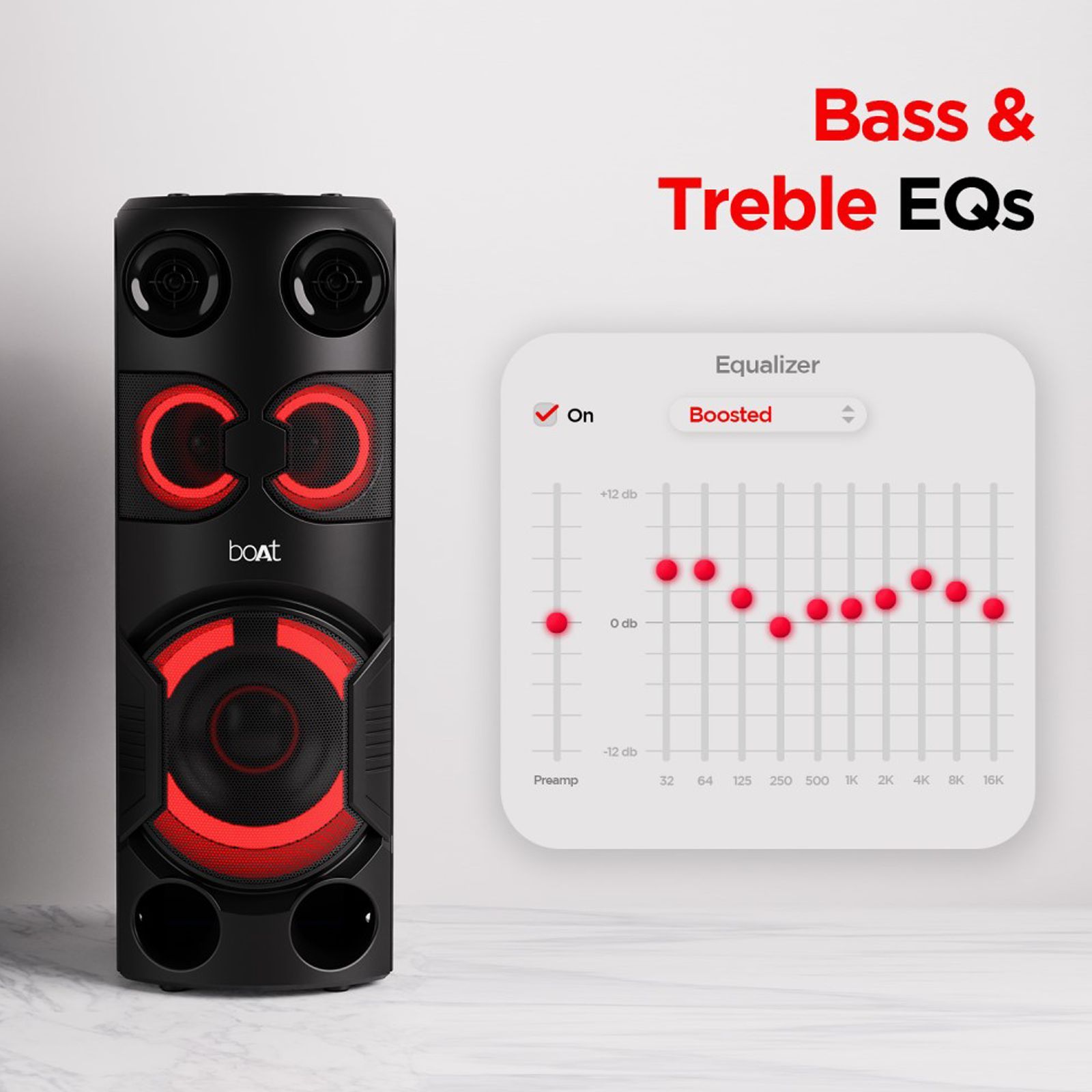 boAt Party Pal 208 70W Bluetooth Party Speaker with Mic (Dynamic Captivating LED, Midnight Black)_8