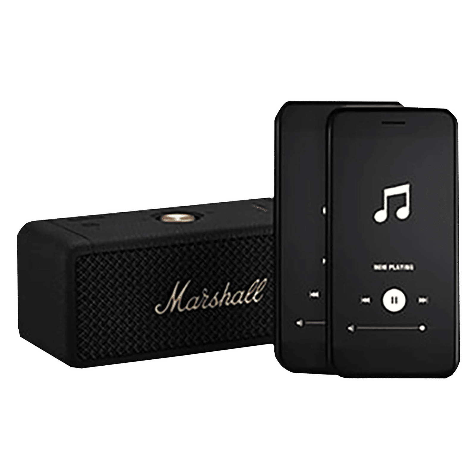 Marshall Emberton II 20W Portable Bluetooth Speaker (IP67 Water Resistant, Multi-directional Control Knob, Stereo Channel, Black & Brass) Marshall Emberton II 20W Portable Bluetooth Speaker (IP67 Water Resistant, Multi-directional Control Knob, Stereo Channel, Black & Brass)_13
