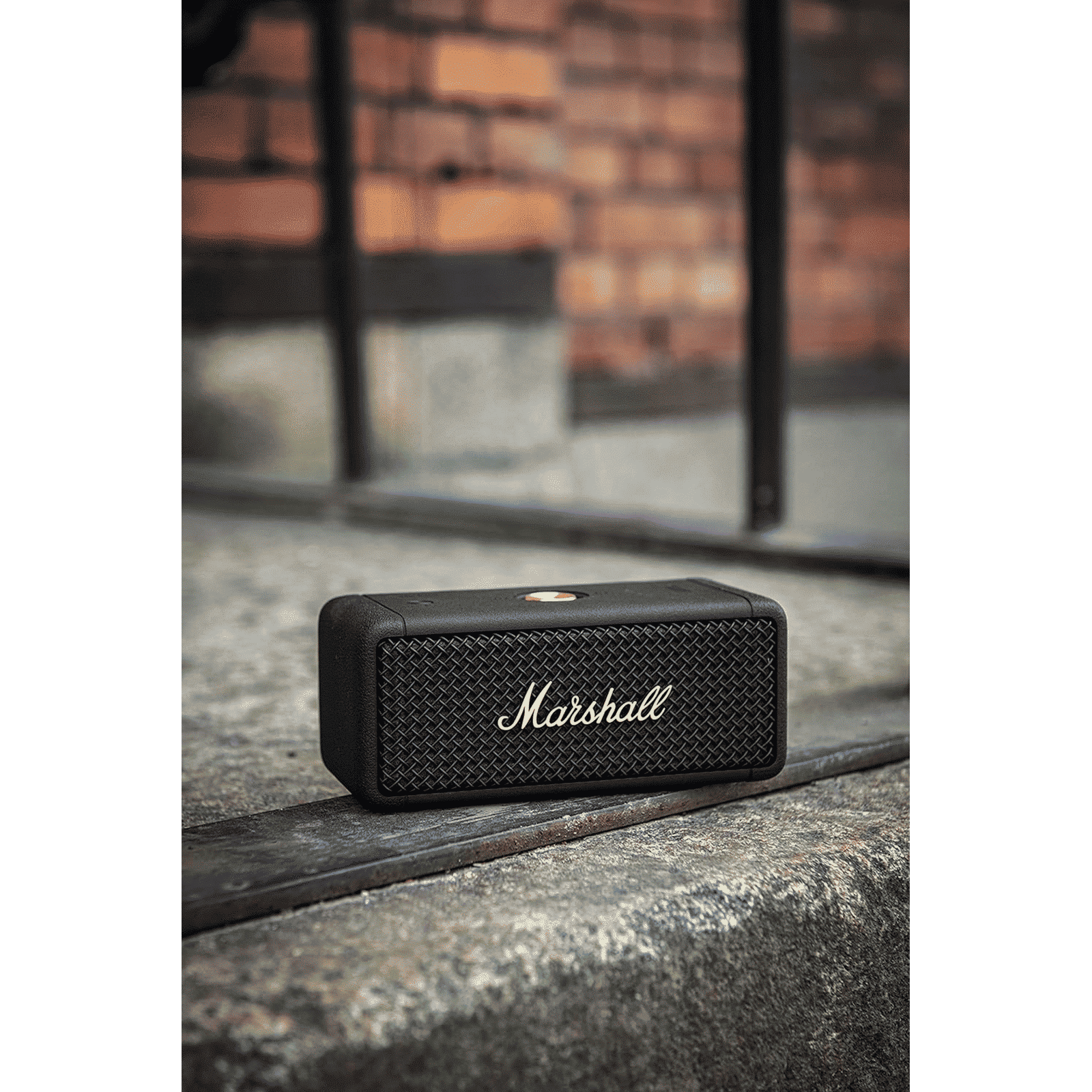 Marshall Emberton II 20W Portable Bluetooth Speaker (IP67 Water Resistant, Multi-directional Control Knob, Stereo Channel, Black & Brass) Marshall Emberton II 20W Portable Bluetooth Speaker (IP67 Water Resistant, Multi-directional Control Knob, Stereo Channel, Black & Brass)_16