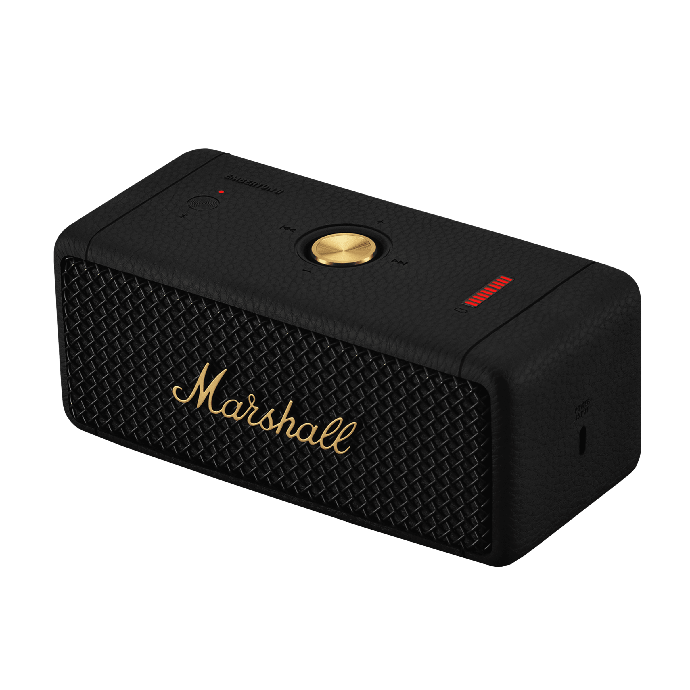 Marshall Emberton II 20W Portable Bluetooth Speaker (IP67 Water Resistant, Multi-directional Control Knob, Stereo Channel, Black & Brass) Marshall Emberton II 20W Portable Bluetooth Speaker (IP67 Water Resistant, Multi-directional Control Knob, Stereo Channel, Black & Brass)_5