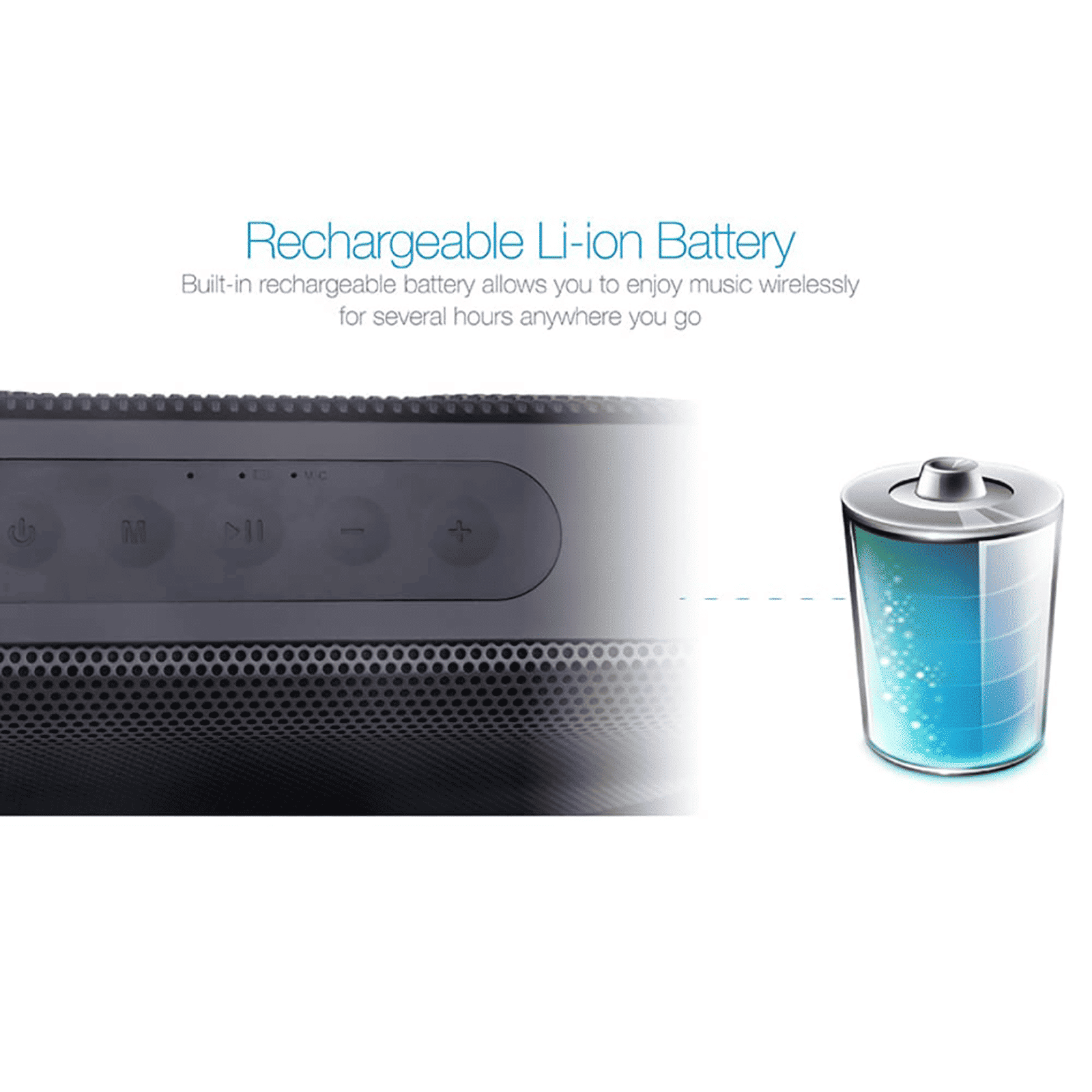 F&D 12W Portable Bluetooth Speaker (Surround Sound, Black)_8