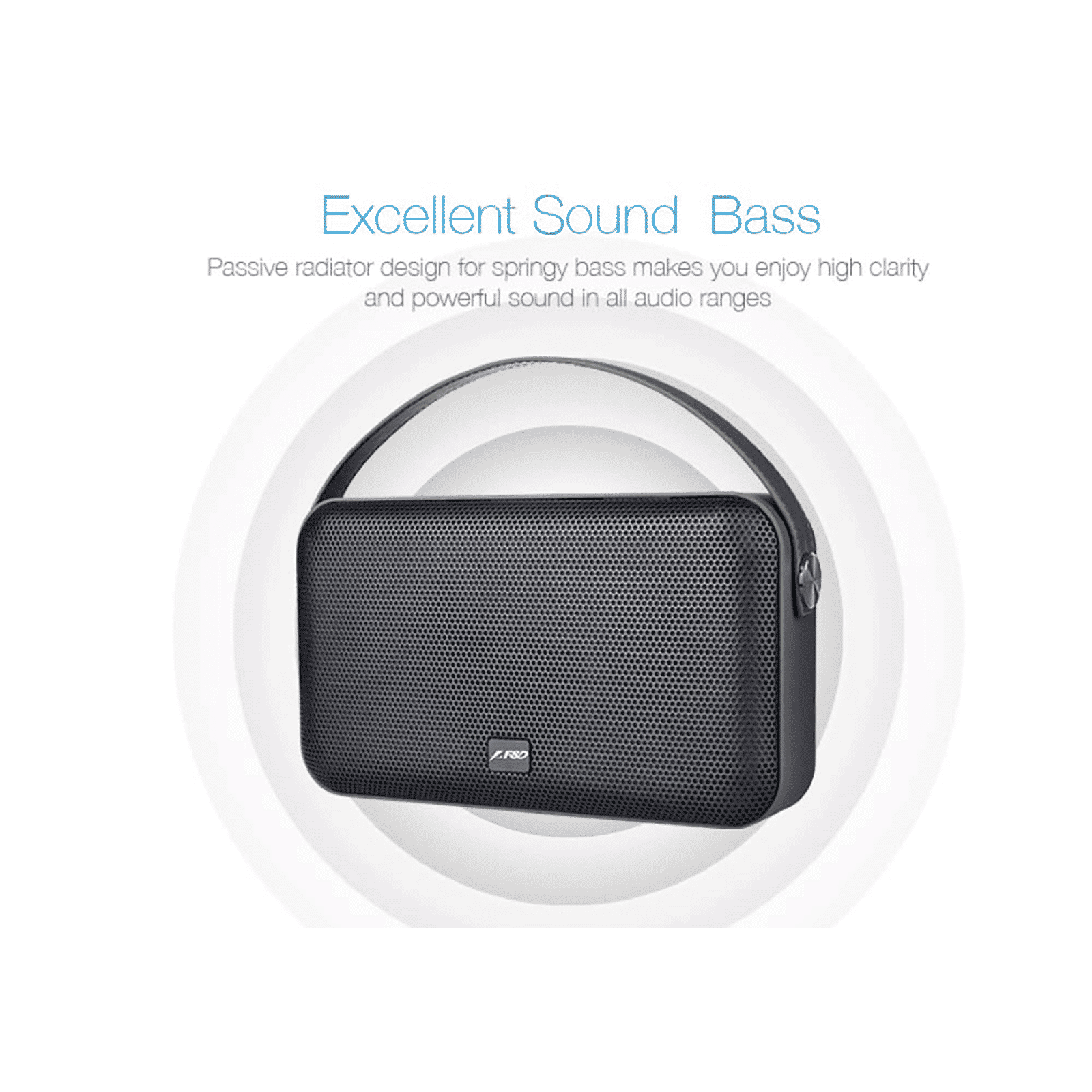 F&D 12W Portable Bluetooth Speaker (Surround Sound, Black)_3