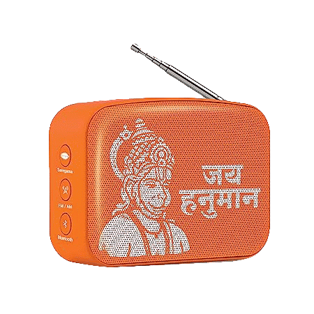 SAREGAMA Carvaan Mini Hanuman 3W Portable Bluetooth Speaker (4 Hours Playback Time, Devotional Orange) SAREGAMA Carvaan Mini Hanuman 3W Portable Bluetooth Speaker (4 Hours Playback Time, Devotional Orange)_3