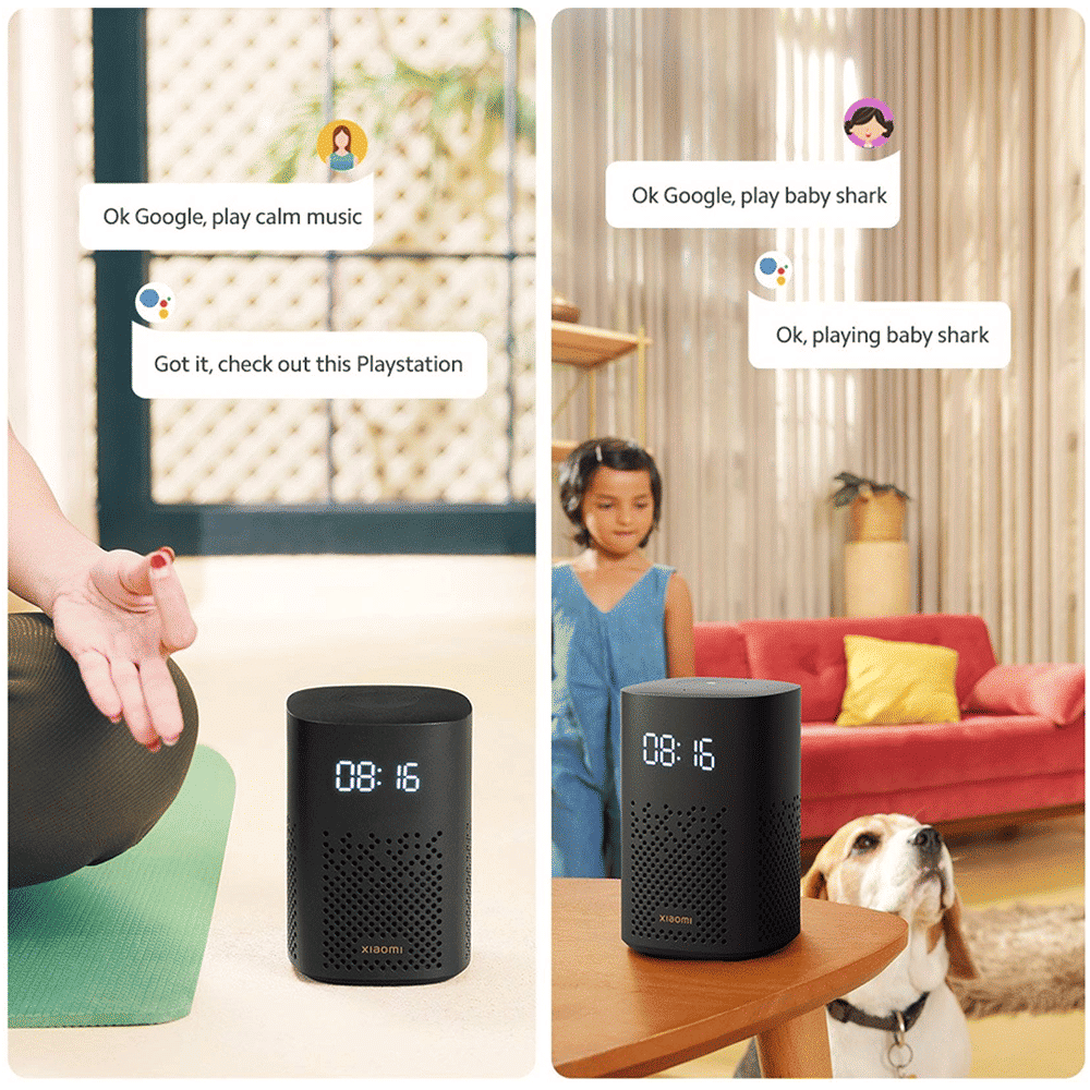 Xiaomi L05G with Google Assistant Compatible Smart Wi-Fi Speaker (360 Degree Surround Sound, Black)_7