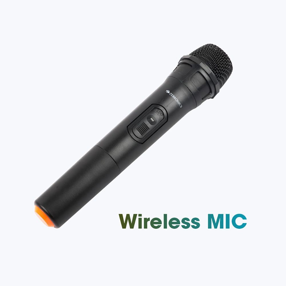 ZEBRONICS Zeb-Thump 200 28W Bluetooth Party Speaker with Mic (Thumping Bass, Stereo Channel, Black)_12