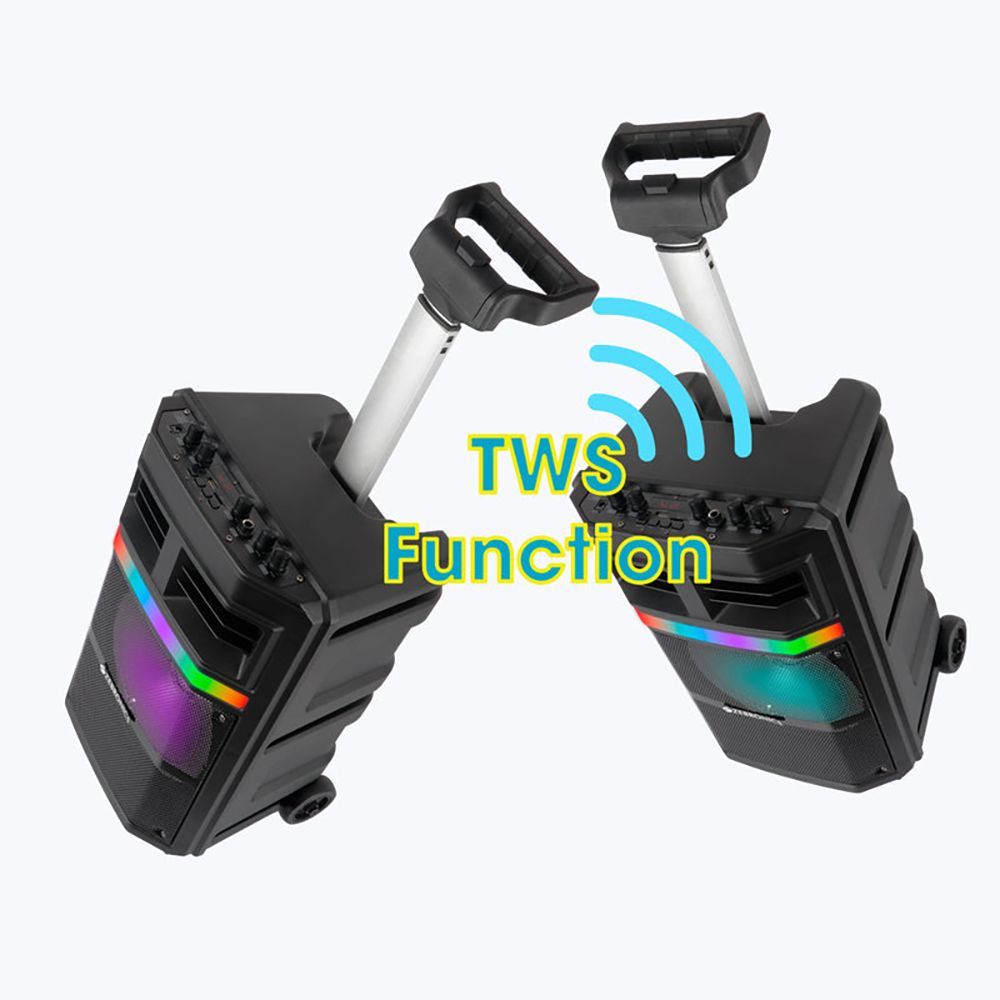 ZEBRONICS Zeb-Thump 200 28W Bluetooth Party Speaker with Mic (Thumping Bass, Stereo Channel, Black)_13