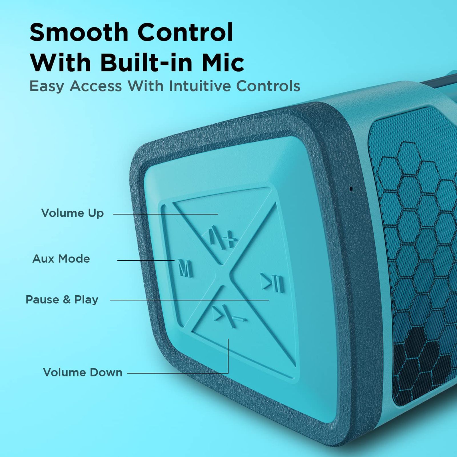 boAt Stone 1000v2 14 Watts Portable Bluetooth Speaker (IPX5 Water & Splash Resistance, Blizzard Blue)_3