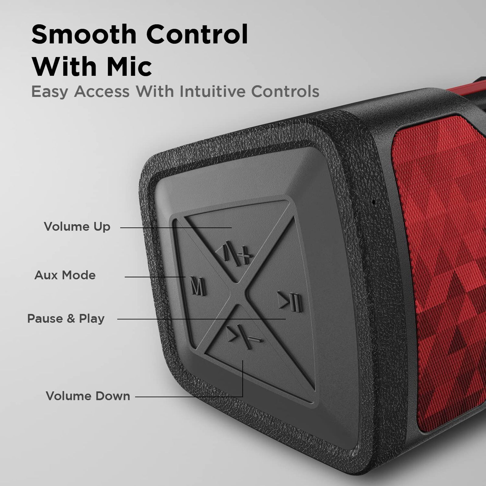 boAt Stone 1000v2 14 Watts Portable Bluetooth Speaker (IPX5 Water & Splash Resistance, Ballistic Black)_3