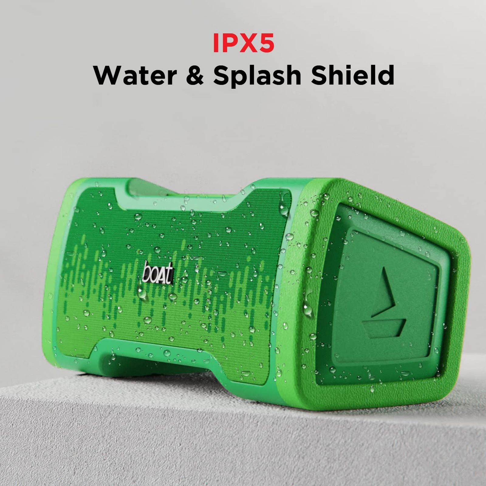 boAt Stone 1000v2 14 Watts Portable Bluetooth Speaker (IPX5 Water & Splash Resistance, Goblin Green)_7