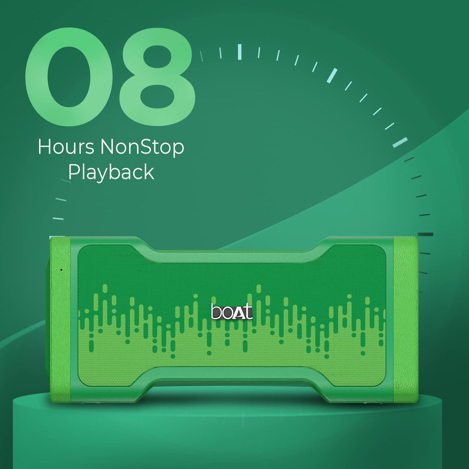 boAt Stone 1000v2 14 Watts Portable Bluetooth Speaker (IPX5 Water & Splash Resistance, Goblin Green)_4