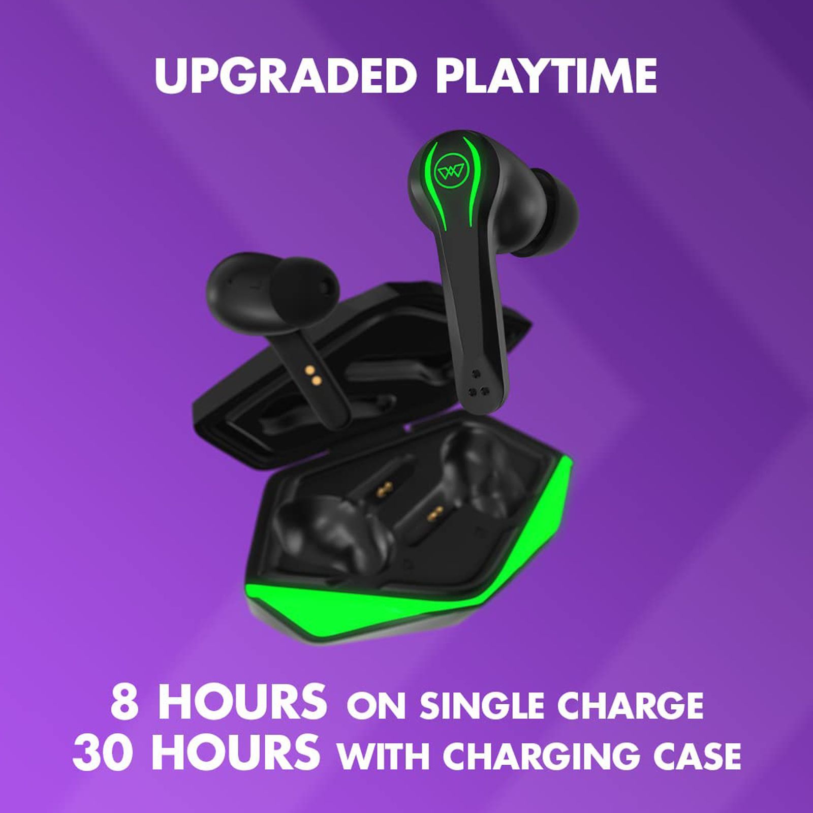 WINGS Phantom TWS Earbuds with Passive Noise Cancellation (IPX5 Sweat & Water Resistant, 30 Hours Playback, Black) WINGS Phantom TWS Earbuds with Passive Noise Cancellation (IPX5 Sweat & Water Resistant, 30 Hours Playback, Black)_15