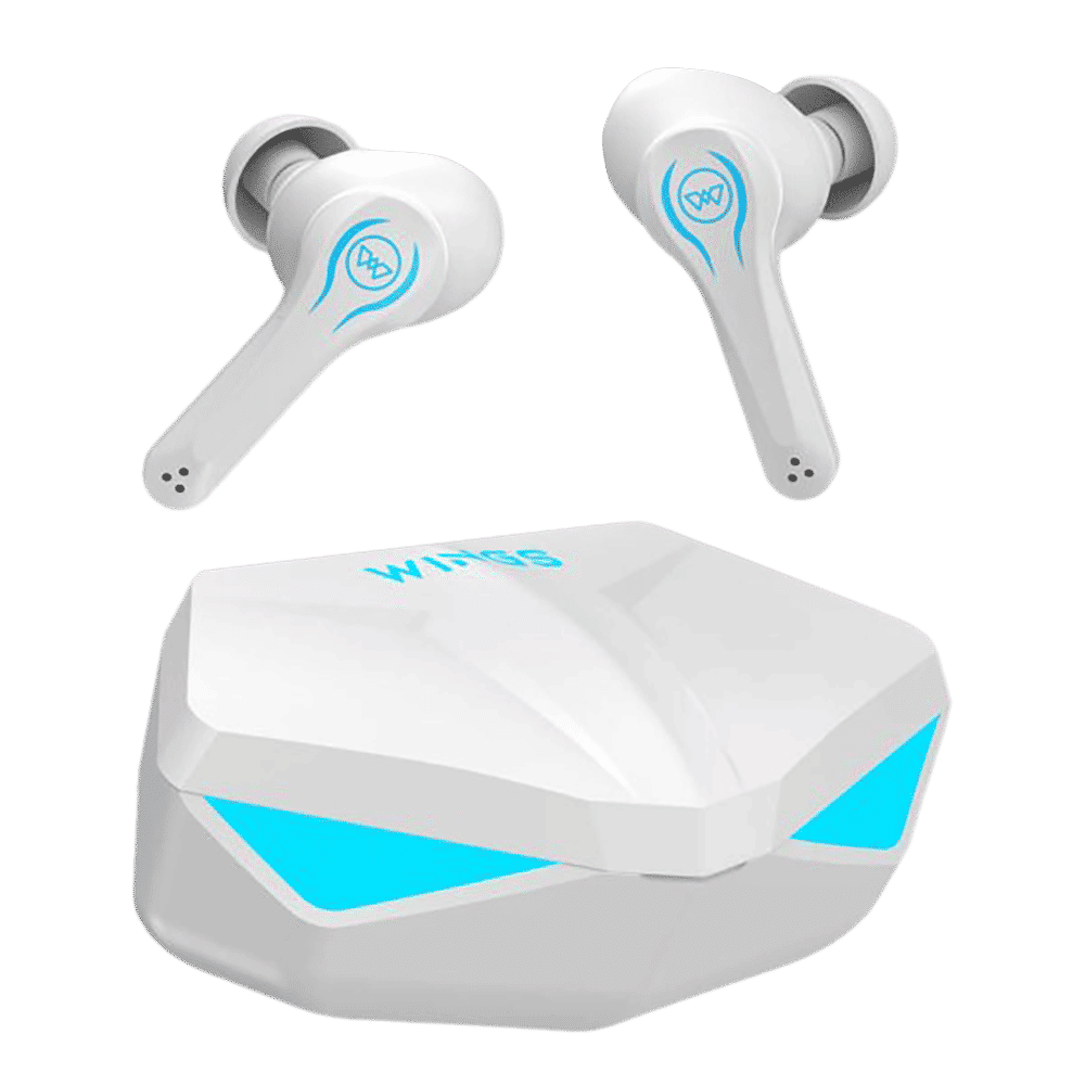 WINGS Phantom TWS Earbuds with Passive Noise Cancellation (IPX5 Sweat & Water Resistant, 30 Hours Playback, White)_8