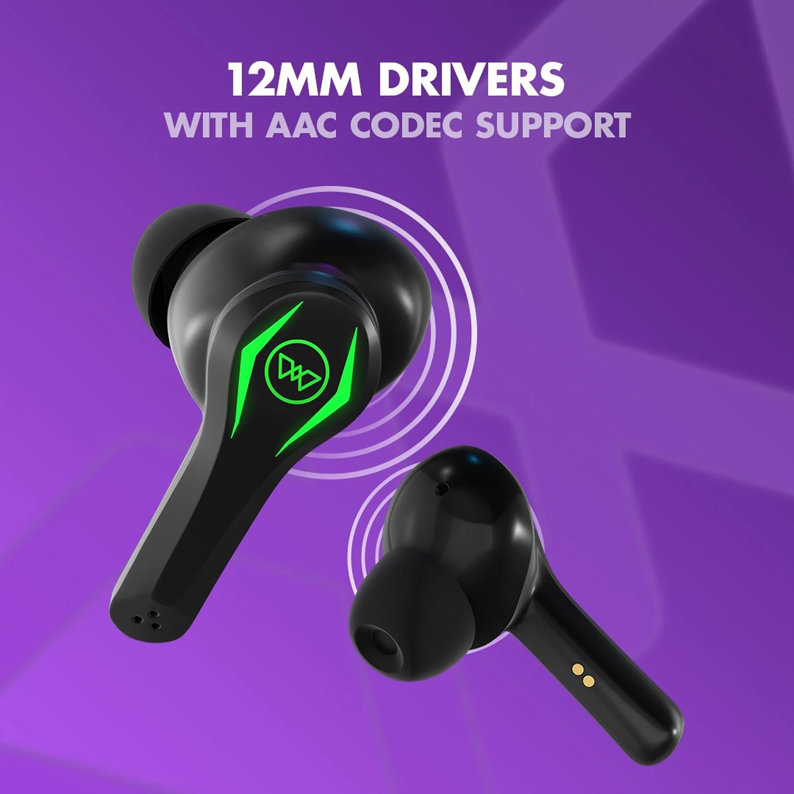 WINGS Phantom Pro TWS Earbuds with Environmental Noise Cancellation (IPX5 Water Resistant, 40 Hours Playtime, Black)_9