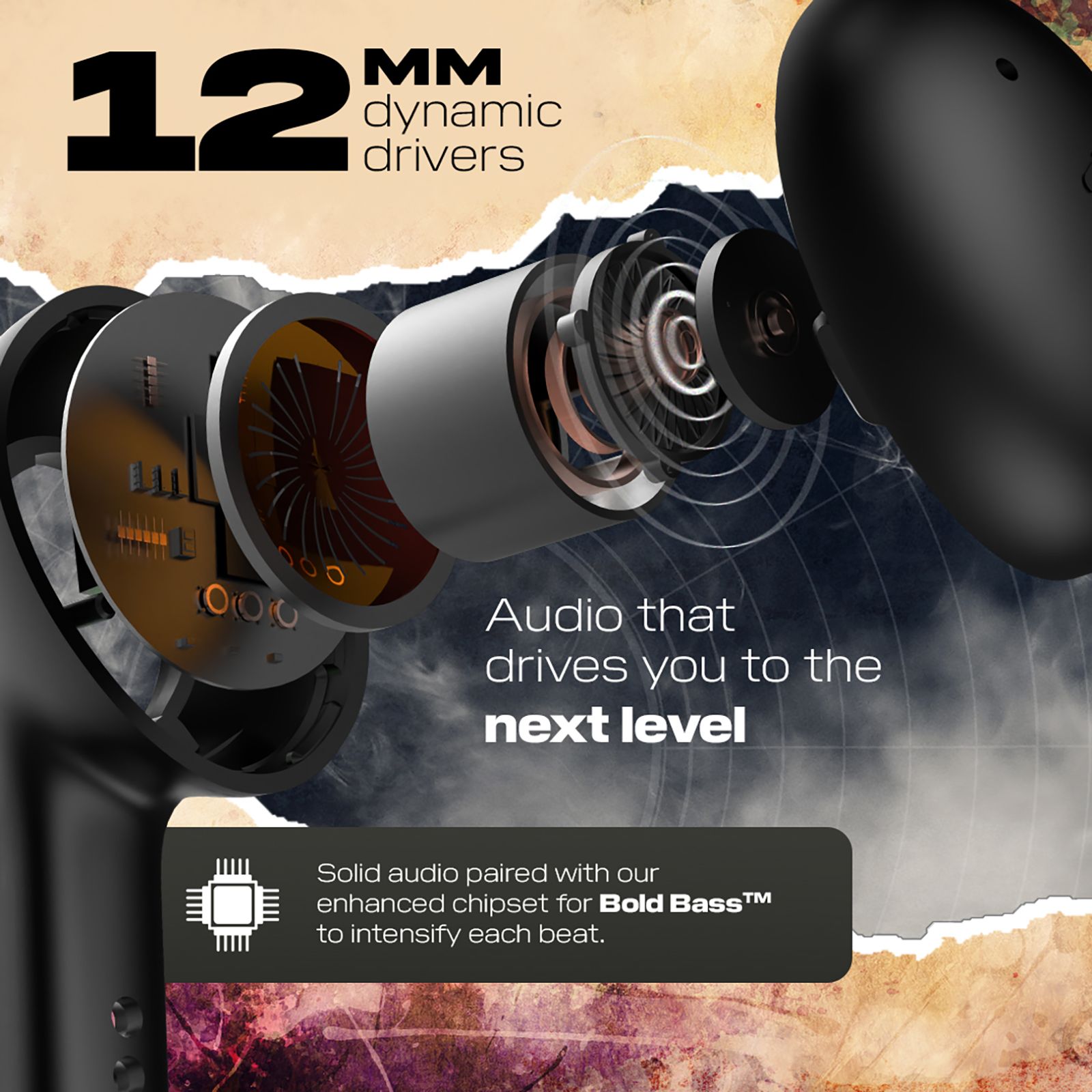 WINGS Phantom Pro TWS Earbuds with Environmental Noise Cancellation (IPX5 Water Resistant, 40 Hours Playtime, Black)_12