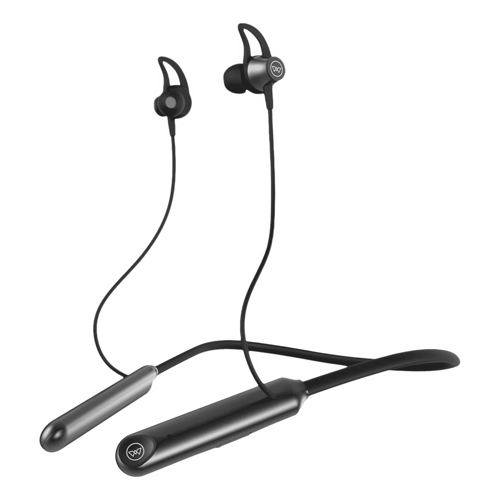 WINGS Phantom 205 Neckband with Environmental Noise Cancellation (IPX5 Sweat & Water Resistant, Gaming Mode, Black)_1