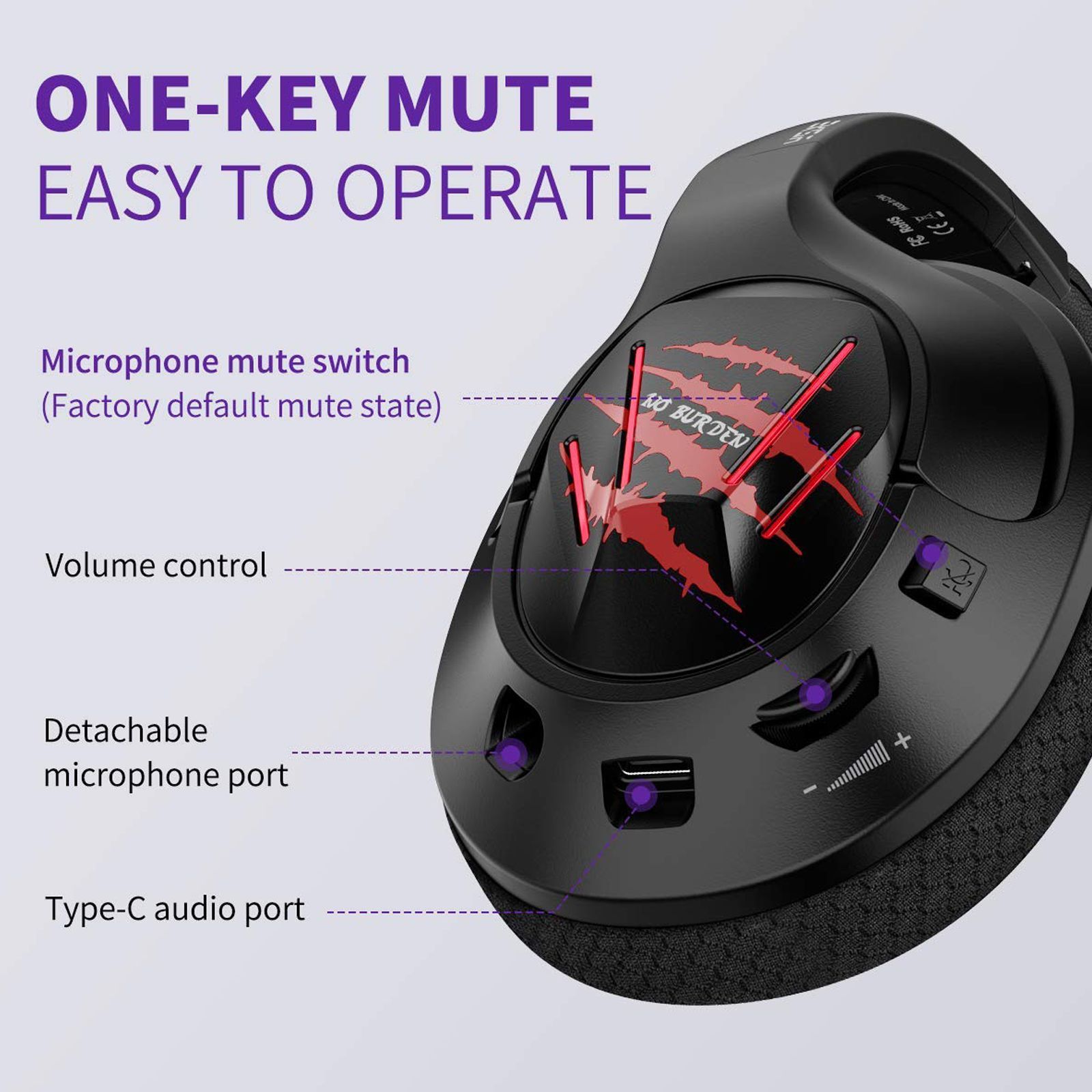 EKSA E3 Wired Gaming Headset (7.1 Surround Sound, Over Ear, Purple) EKSA E3 Wired Gaming Headset (7.1 Surround Sound, Over Ear, Purple)_14