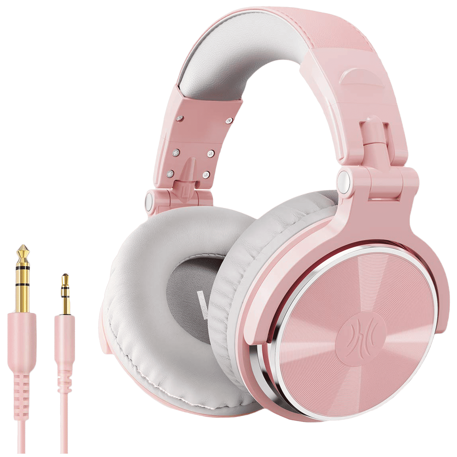 OneOdio Pro 10 PRO10WDPK Wired Headphone with Mic (On Ear, Pink) OneOdio Pro 10 PRO10WDPK Wired Headphone with Mic (On Ear, Pink)_1