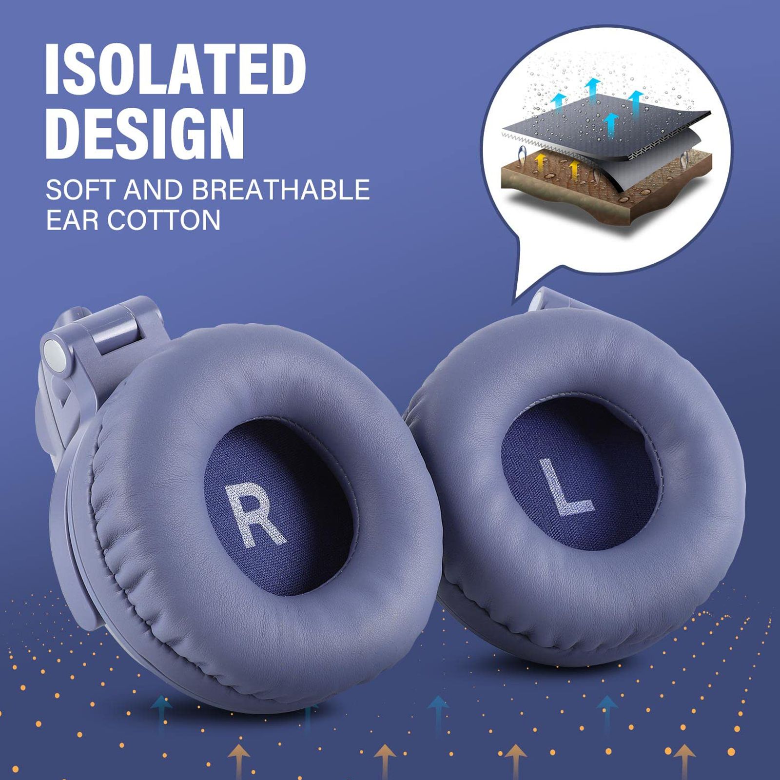 OneOdio Pro 10 PRO10WDLBL Wired Headphone with Mic (On Ear, Light Blue) OneOdio Pro 10 PRO10WDLBL Wired Headphone with Mic (On Ear, Light Blue)_3