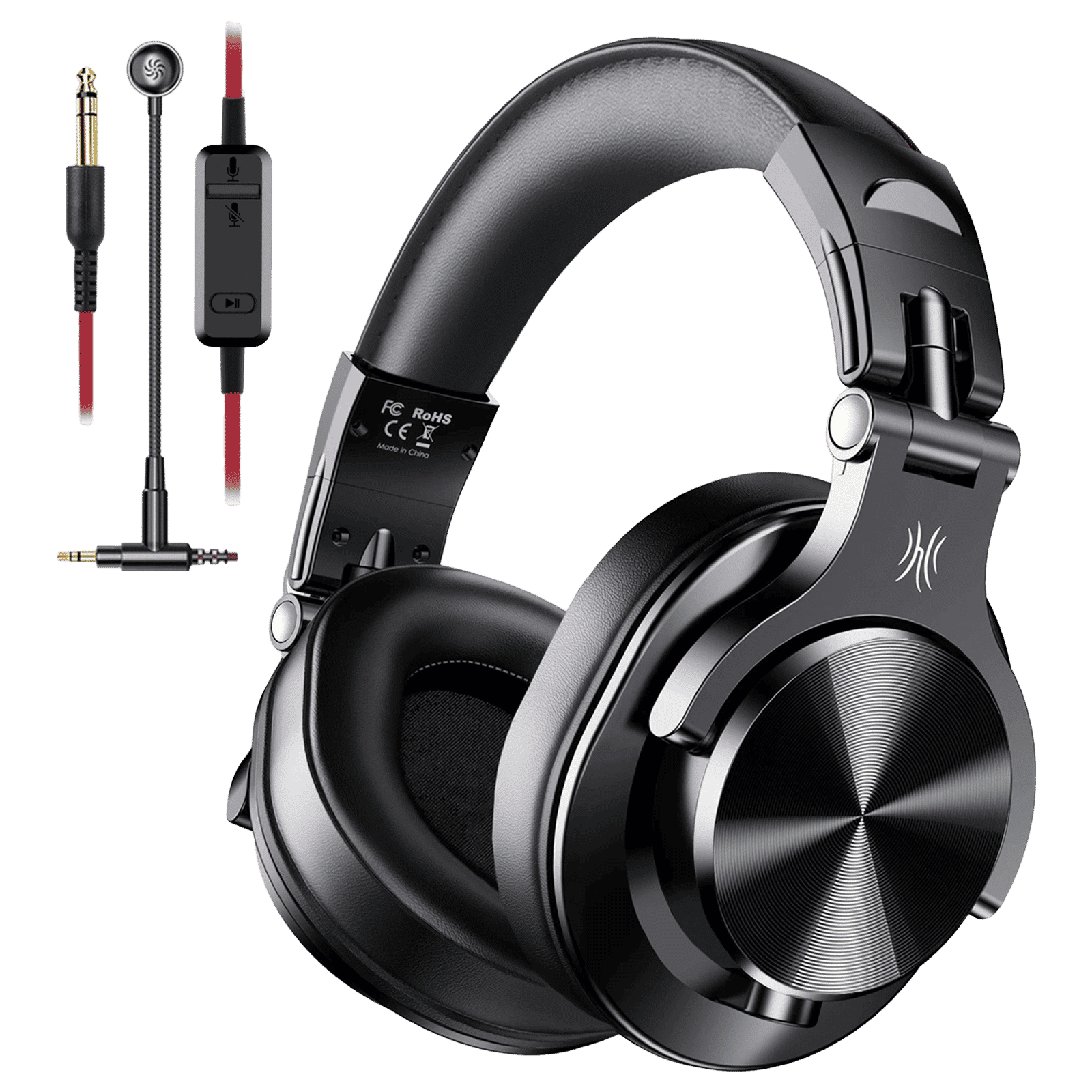 OneOdio A71 A71WDB Wired Gaming Headset with Noise Isolation (High Quality Sound, On Ear, Black)_1
