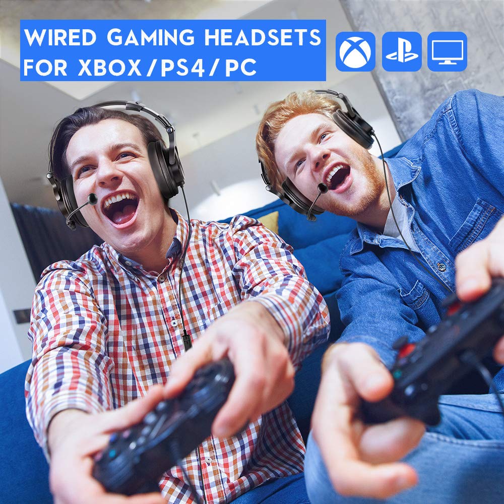 OneOdio A71 A71WDB Wired Gaming Headset with Noise Isolation (High Quality Sound, On Ear, Black)_3