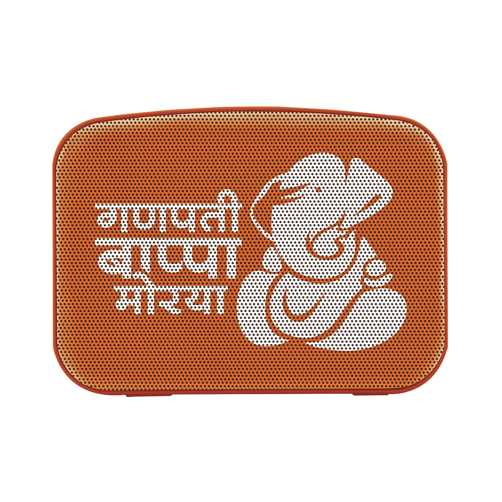 SAREGAMA Carvaan Mini Ganesh Portable Bluetooth Speaker (300 Ganesh Mantra, Devotional Orange)_1