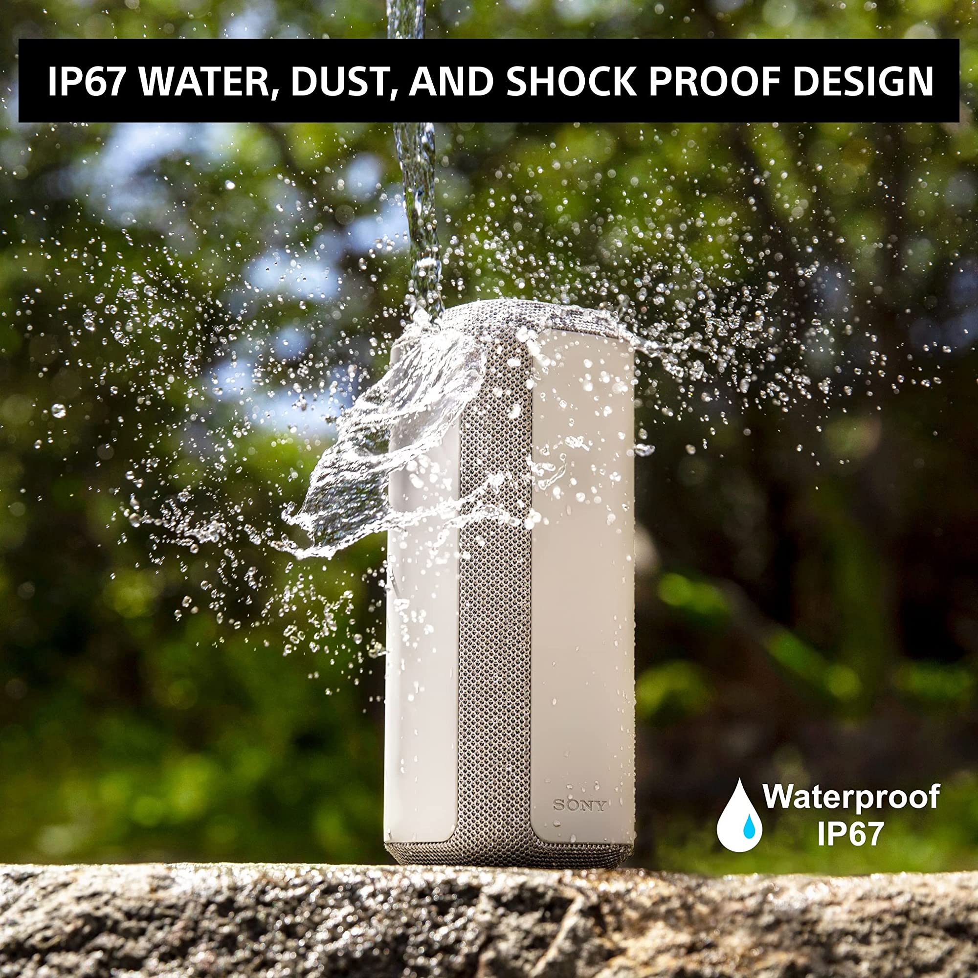 SONY X-Series 7.5W Portable Bluetooth Speaker (IP67 Water Resistant, Gesture Control, 2.0 Channel, Blue)_6