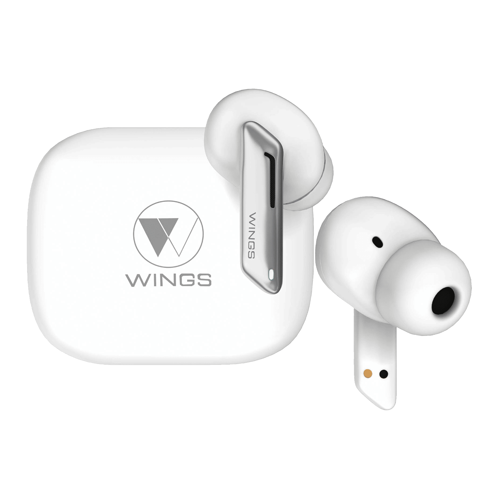 WINGS Beatpods TWS Earbuds with Passive Noise Cancellation (Upto 20 Hours Playback, White)_8