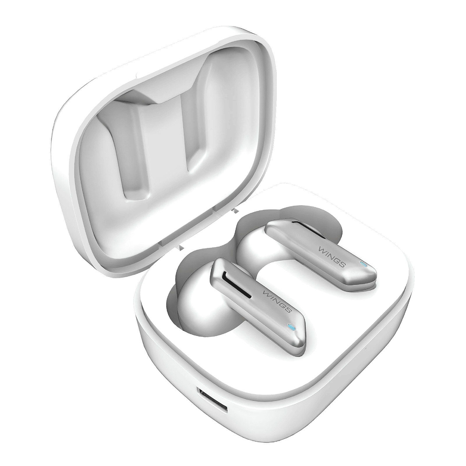 WINGS Beatpods TWS Earbuds with Passive Noise Cancellation (Upto 20 Hours Playback, White)_4