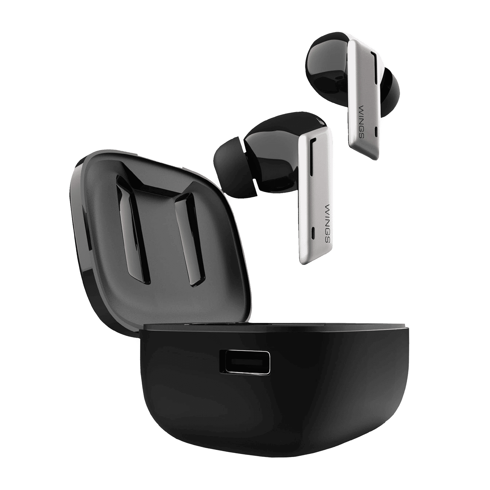 WINGS Beatpods TWS Earbuds with Active Noise Cancellation (Upto 20 Hours Playback, Black) WINGS Beatpods TWS Earbuds with Active Noise Cancellation (Upto 20 Hours Playback, Black)_7
