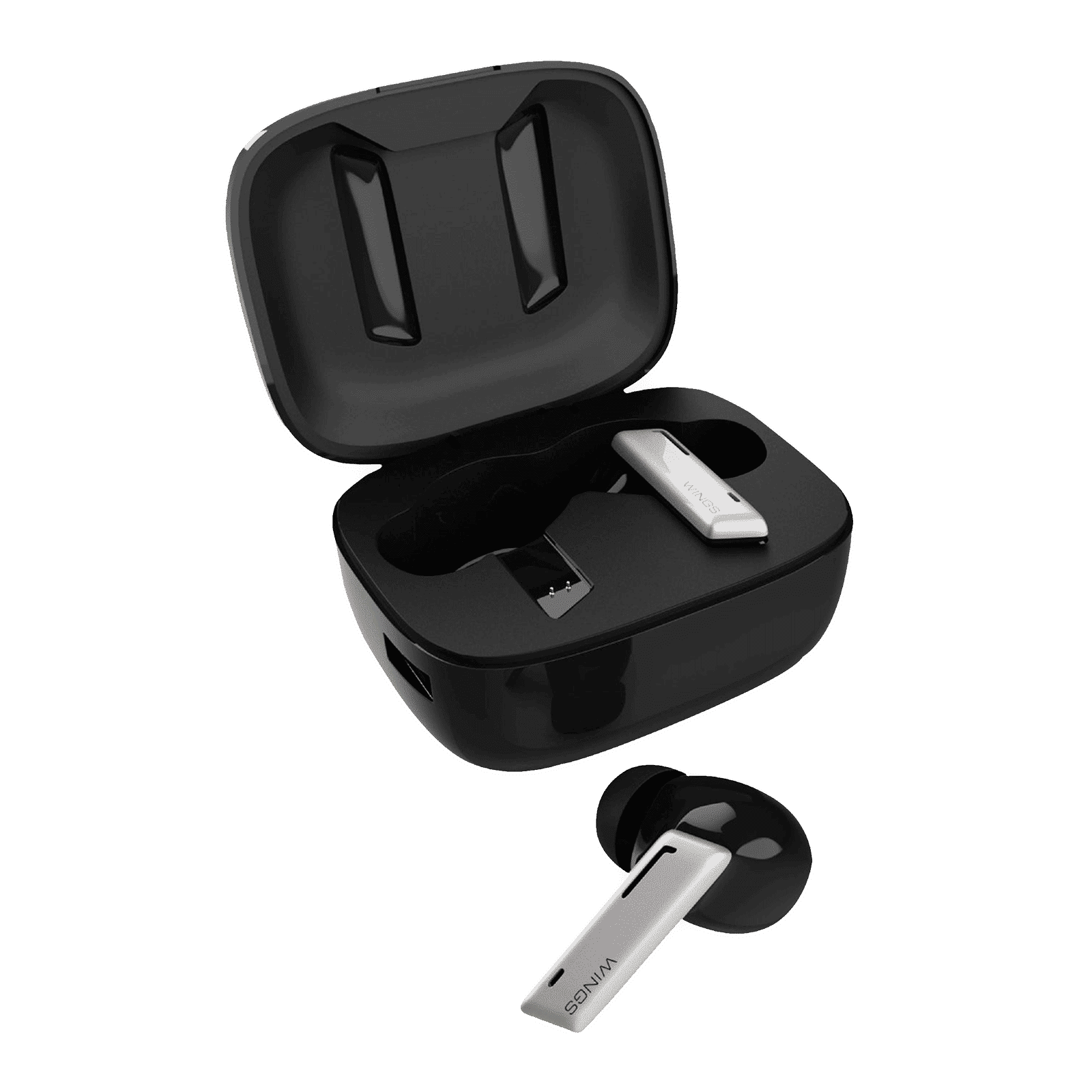 WINGS Beatpods TWS Earbuds with Active Noise Cancellation (Upto 20 Hours Playback, Black) WINGS Beatpods TWS Earbuds with Active Noise Cancellation (Upto 20 Hours Playback, Black)_8