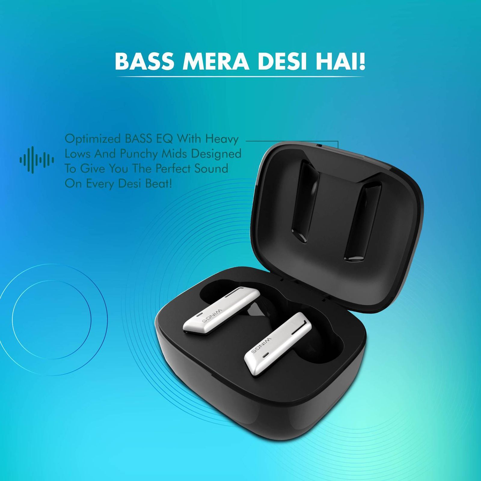 WINGS Beatpods TWS Earbuds with Active Noise Cancellation (Upto 20 Hours Playback, Black) WINGS Beatpods TWS Earbuds with Active Noise Cancellation (Upto 20 Hours Playback, Black)_16