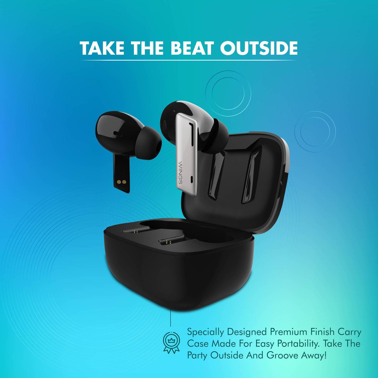 WINGS Beatpods TWS Earbuds with Active Noise Cancellation (Upto 20 Hours Playback, Black) WINGS Beatpods TWS Earbuds with Active Noise Cancellation (Upto 20 Hours Playback, Black)_17