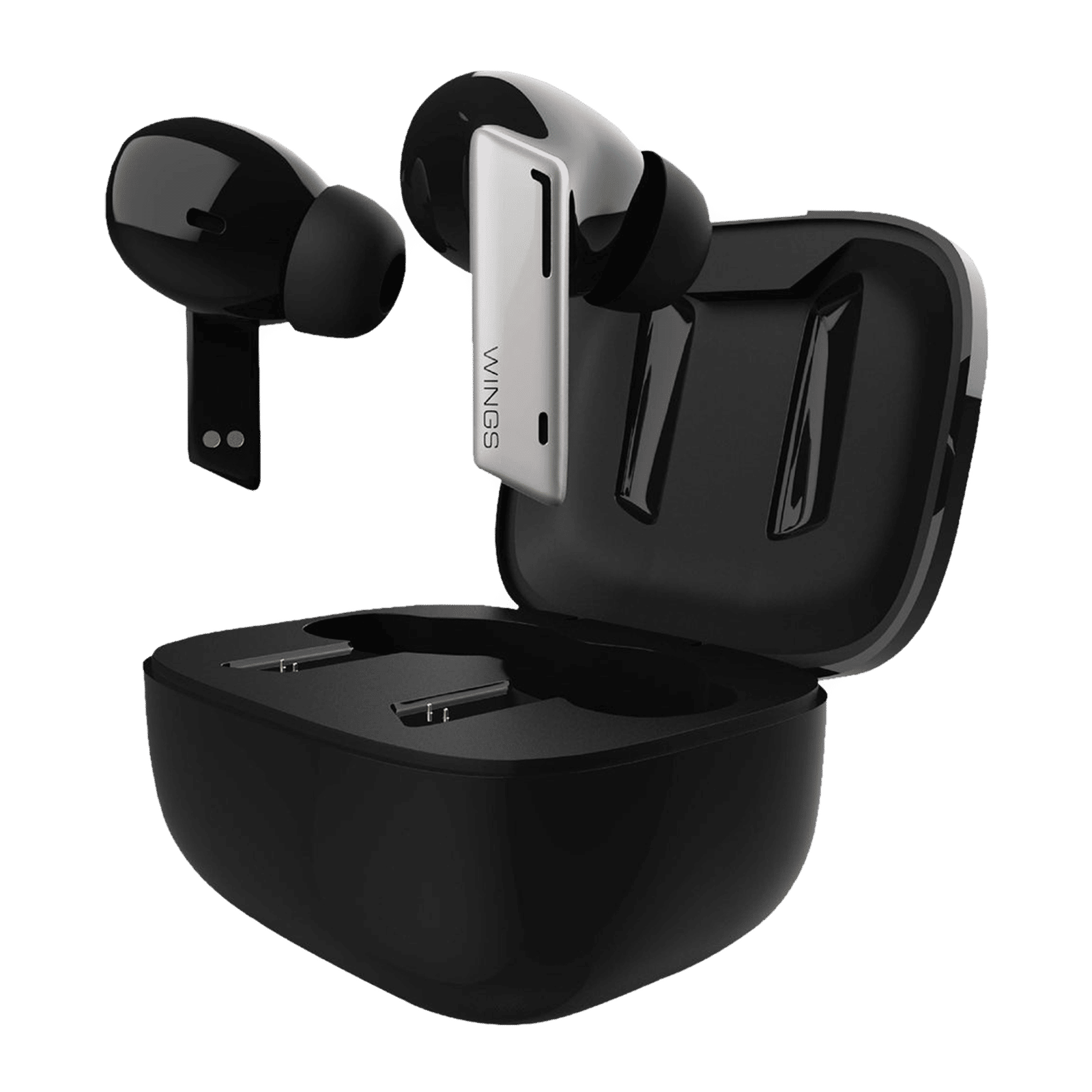 WINGS Beatpods TWS Earbuds with Active Noise Cancellation (Upto 20 Hours Playback, Black) WINGS Beatpods TWS Earbuds with Active Noise Cancellation (Upto 20 Hours Playback, Black)_6