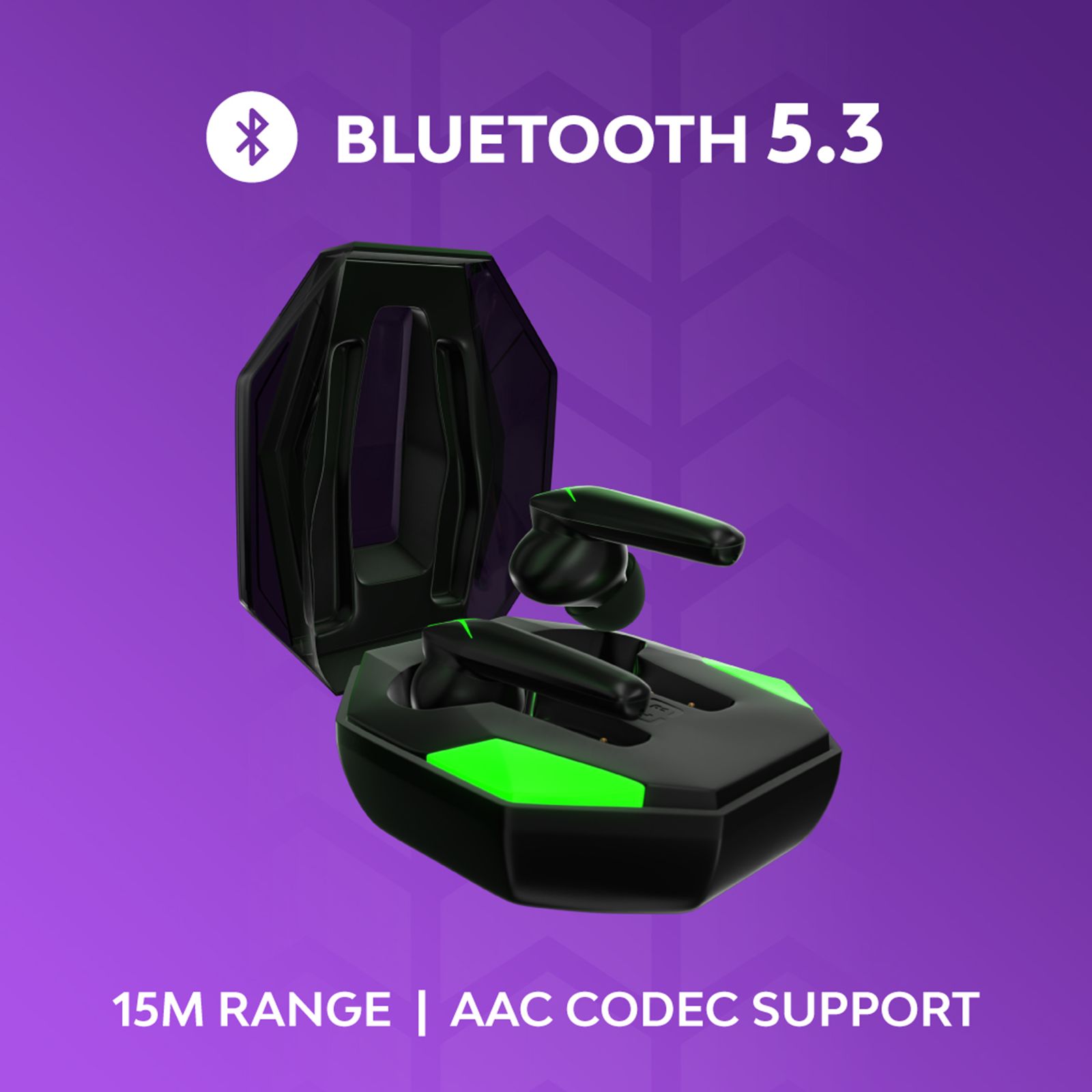 WINGS X-Fire TWS Earbuds with Environmental Noise Cancellation (IPX5 Water & Sweat Resistant, Dedicated Game Mode, Black)_8