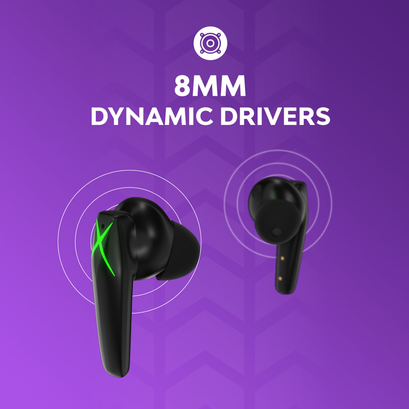 WINGS X-Fire TWS Earbuds with Environmental Noise Cancellation (IPX5 Water & Sweat Resistant, Dedicated Game Mode, Black)_11