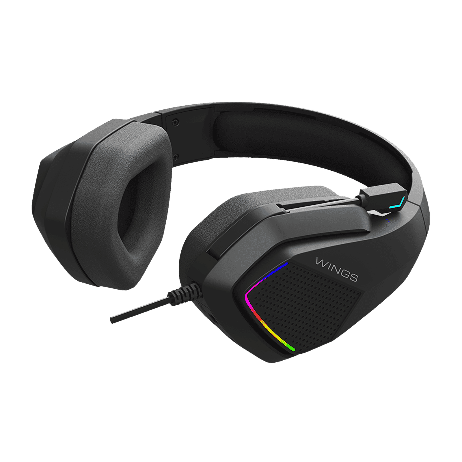 WINGS Vader 200 Wired Gaming Headset with Noise Isolation (3D Surround Sound, On Ear, Black)_13