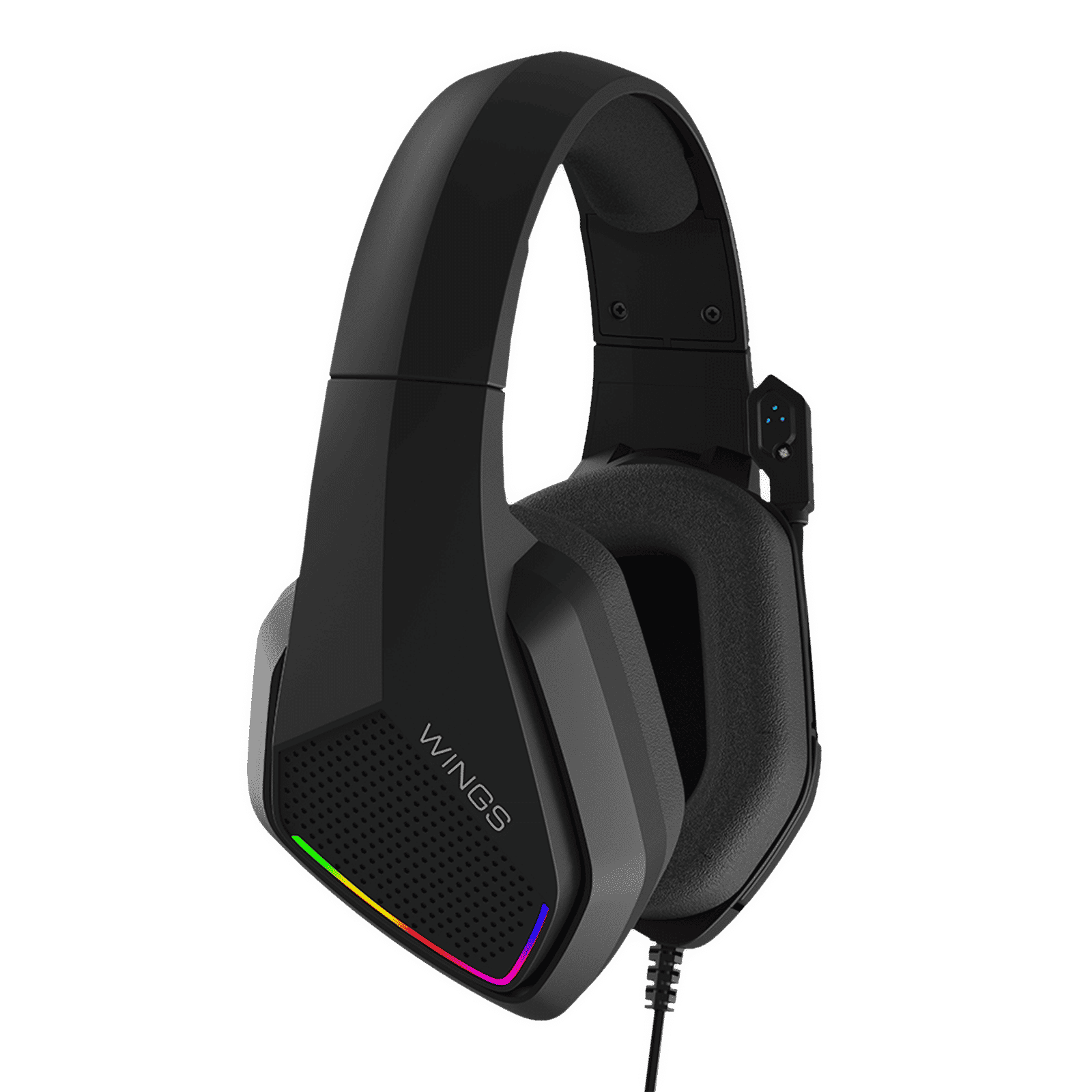 WINGS Vader 200 Wired Gaming Headset with Noise Isolation (3D Surround Sound, On Ear, Black)_16