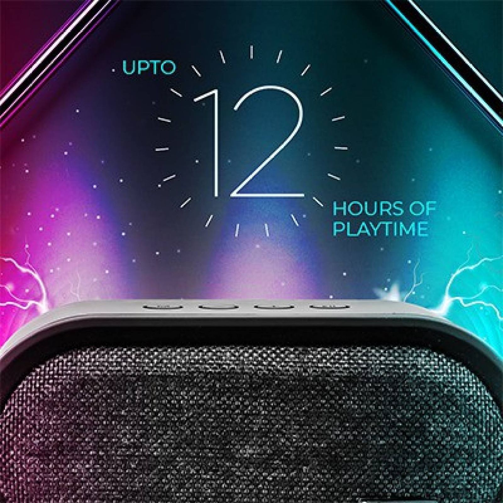 Hungama HiLife Groove 101 5W Portable Bluetooth Speaker (IPX4 Sweat Resistant, 12 Hours Playback Time, Black)_5