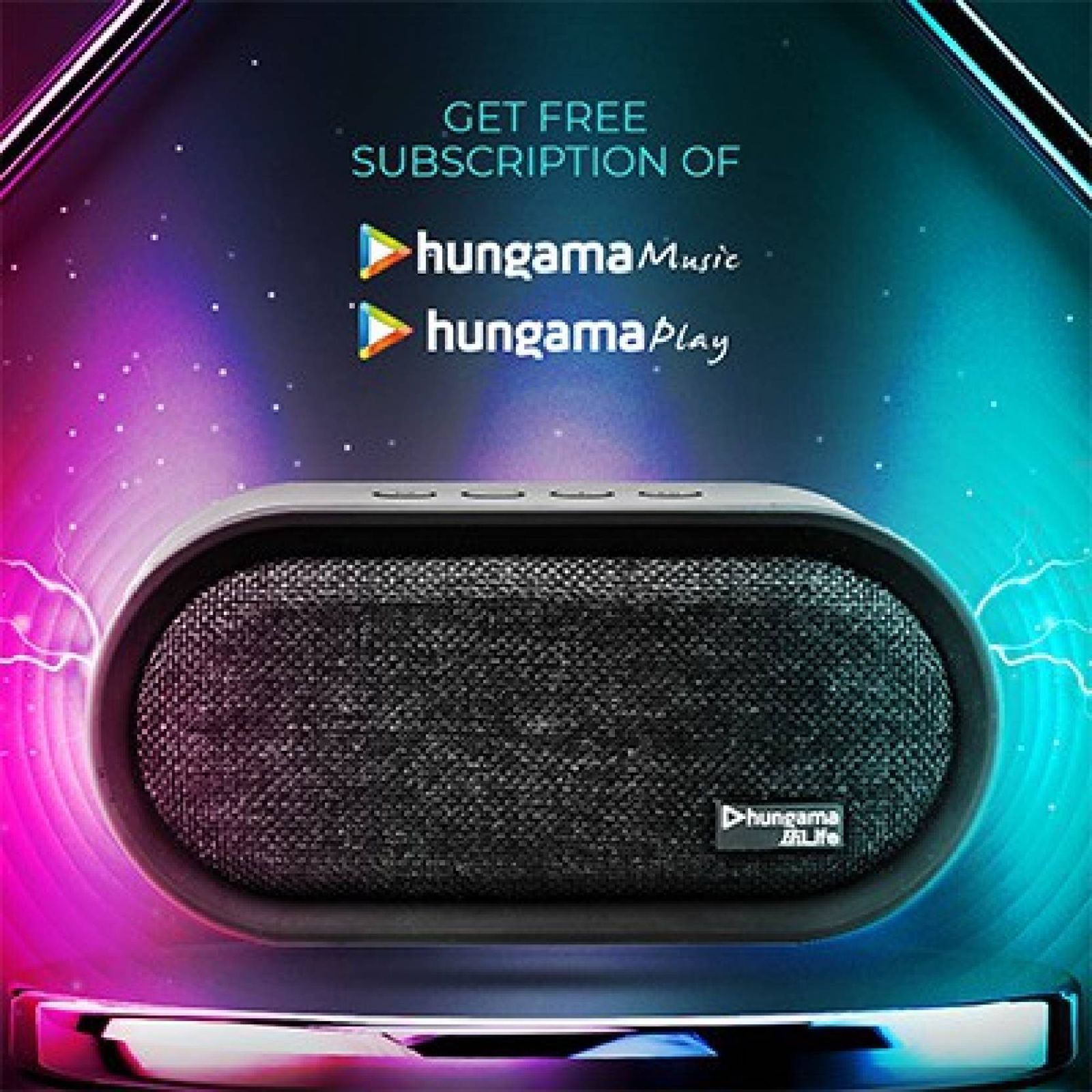 Hungama HiLife Groove 101 5W Portable Bluetooth Speaker (IPX4 Sweat Resistant, 12 Hours Playback Time, Black)_7