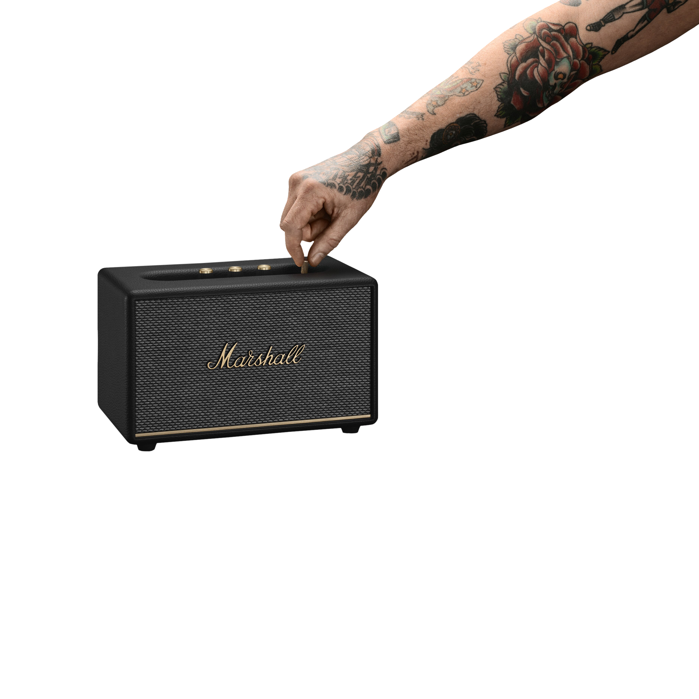 Marshall Acton III Bluetooth Speaker (Signature Sound, Stereo Channel, Original Black)_12