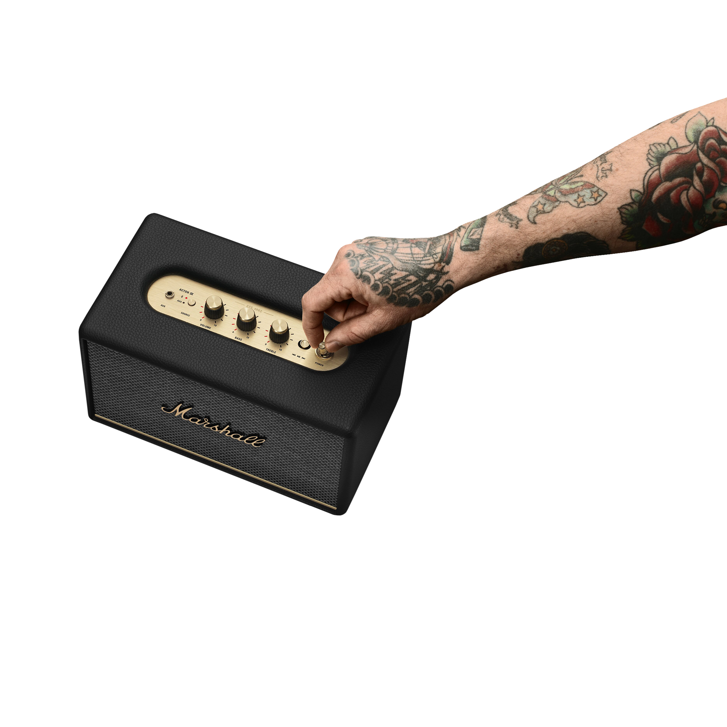 Marshall Acton III Bluetooth Speaker (Signature Sound, Stereo Channel, Original Black)_14