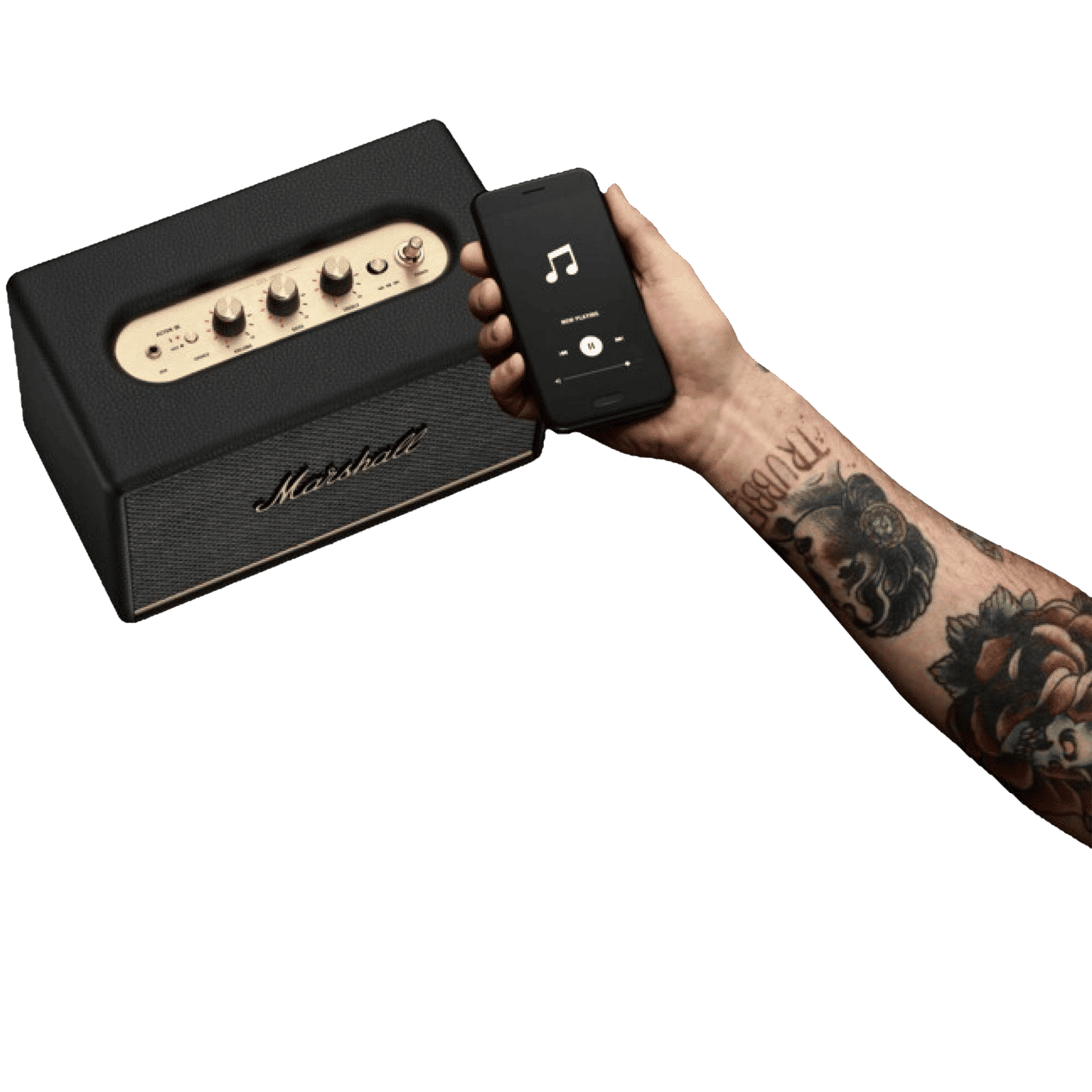 Marshall Acton III Bluetooth Speaker (Signature Sound, Stereo Channel, Original Black)_7